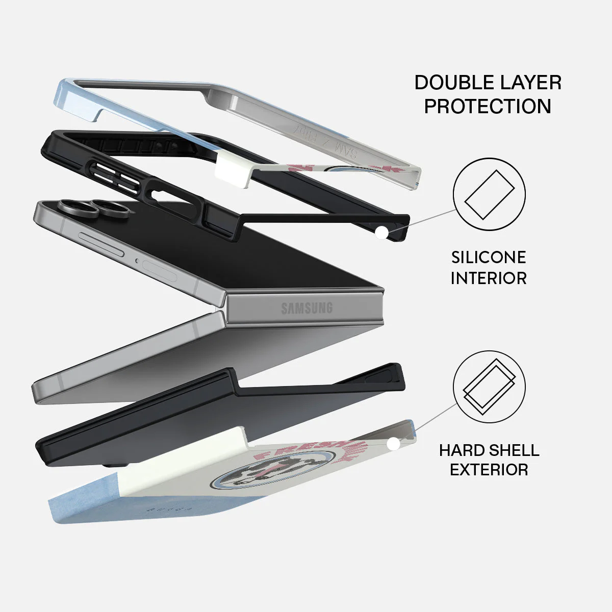 Milkshake - Samsung Galaxy Z Flip 7 Case - Image 2