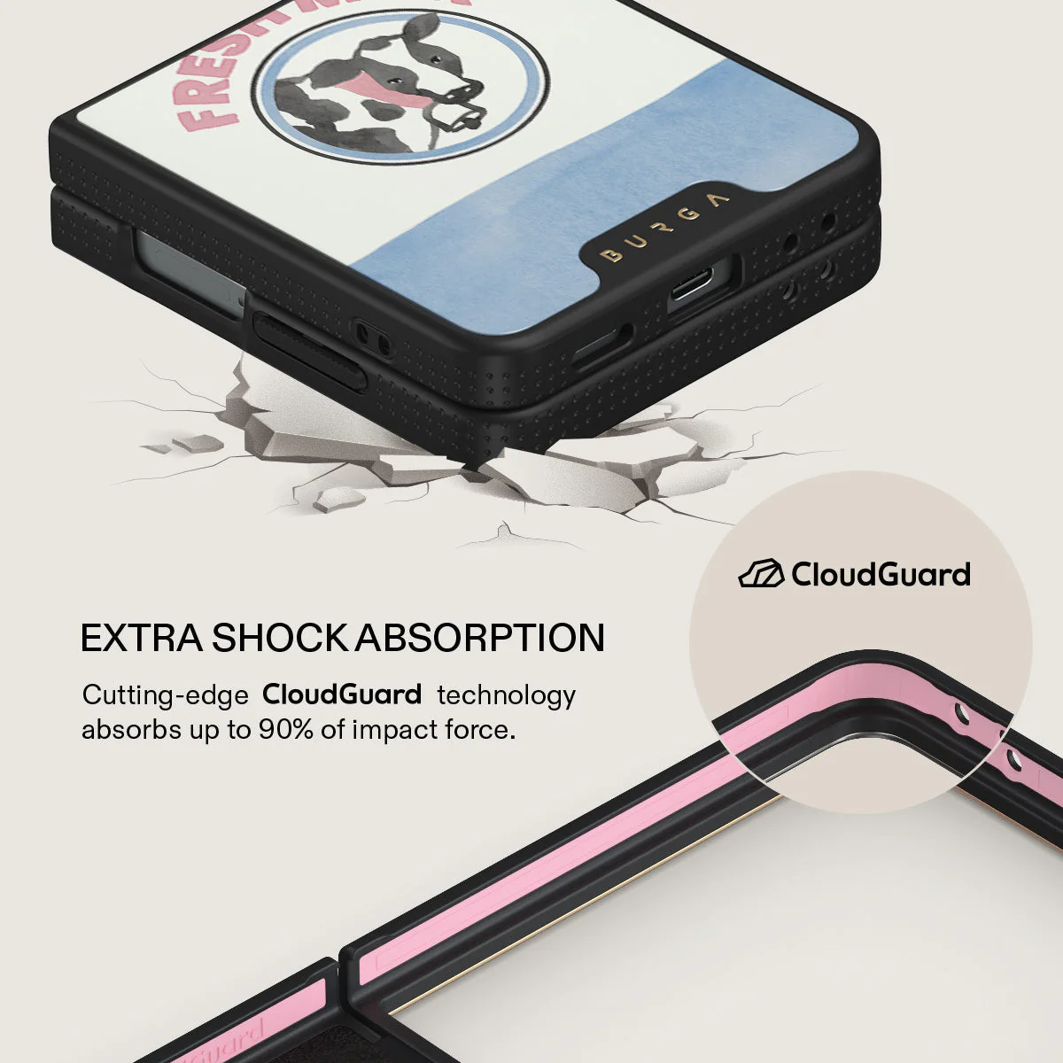 Milkshake - Samsung Galaxy Z Flip 7 Case - Image 7