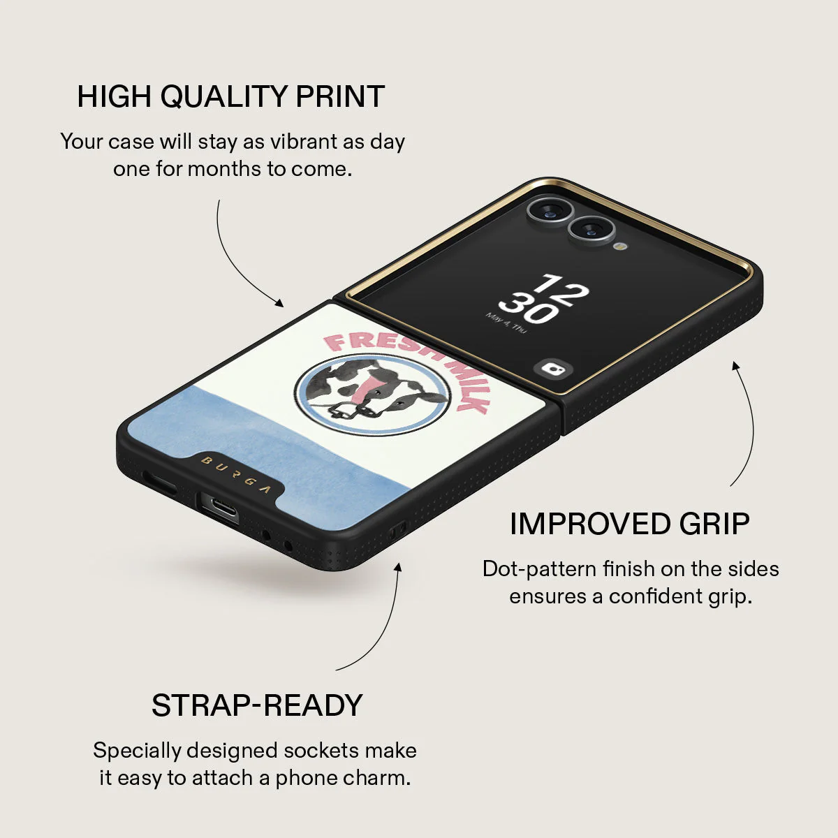 Milkshake - Samsung Galaxy Z Flip 7 Case - Image 9