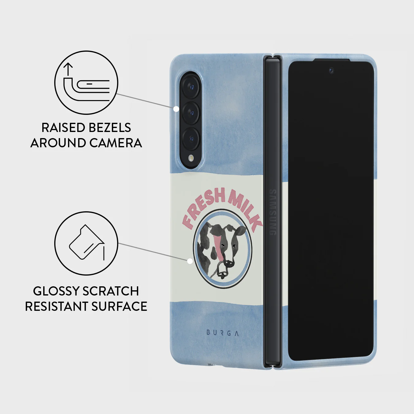 Milkshake - Samsung Galaxy Z Fold 3 Case - Image 3