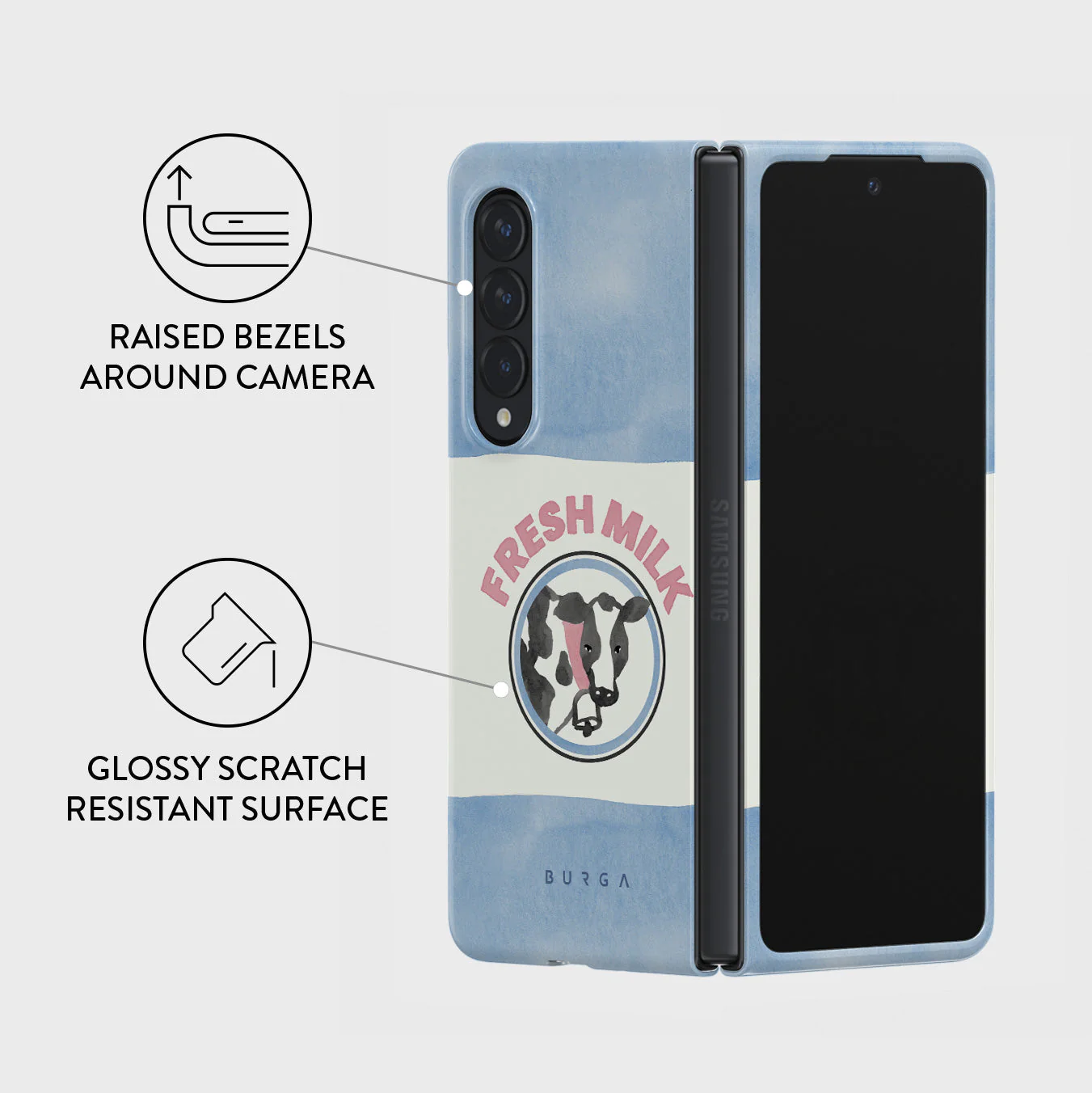 Milkshake - Samsung Galaxy Z Fold 4 Case - Image 3