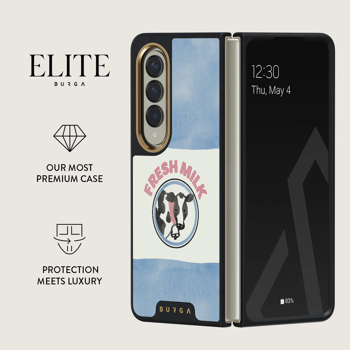 Milkshake - Samsung Galaxy Z Fold 4 Case - Image 7