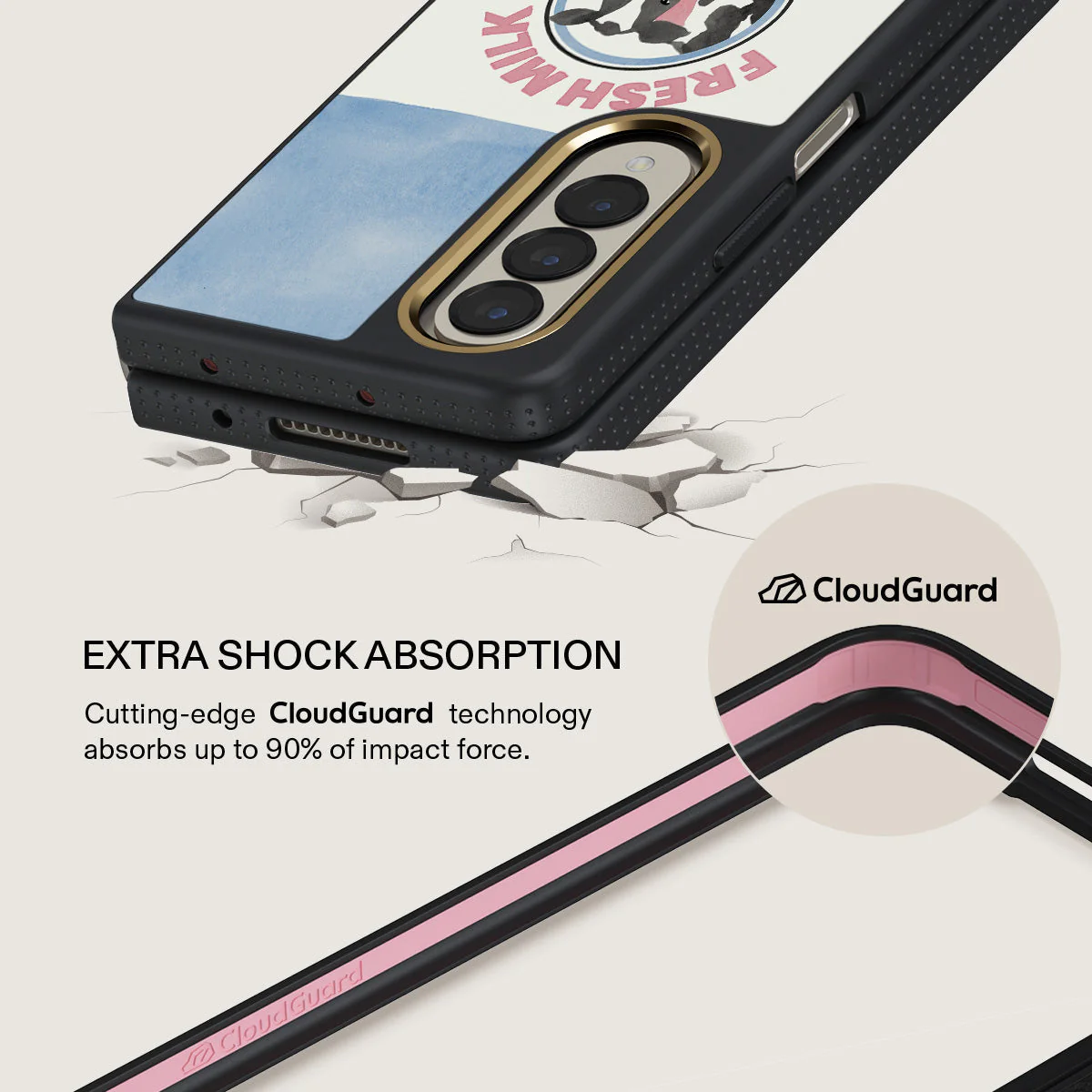 Milkshake - Samsung Galaxy Z Fold 4 Case - Image 8