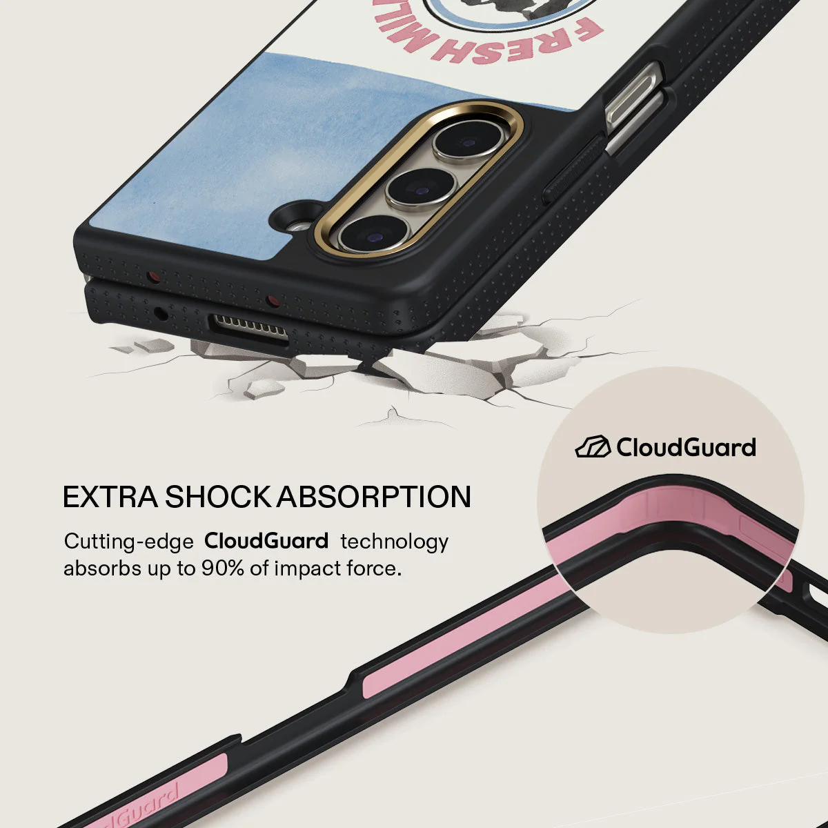 Milkshake - Samsung Galaxy Z Fold 5 Case - Image 3