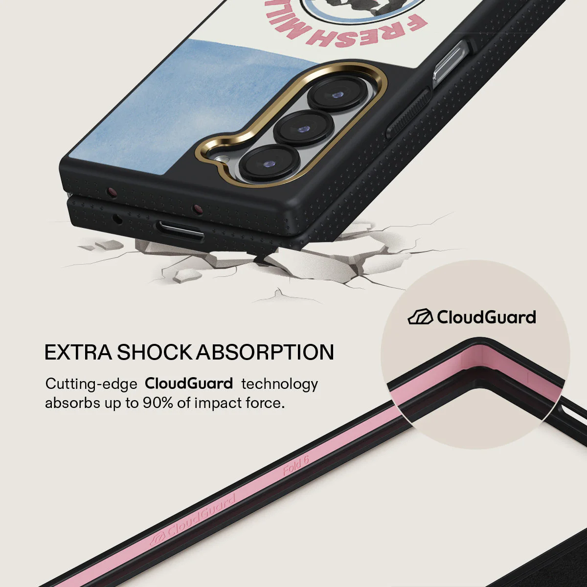 Milkshake - Samsung Galaxy Z Fold 6 Case - Image 3