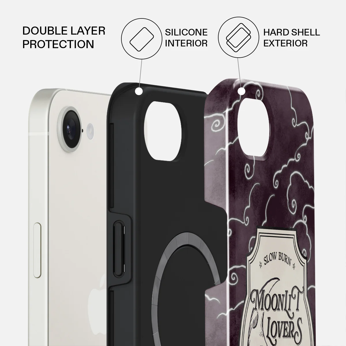 Moonlit Lovers - iPhone 17e Case - Image 2