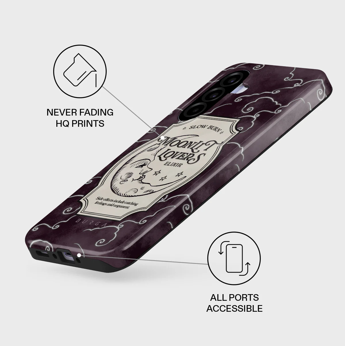 Moonlit Lovers - Samsung Galaxy A37 5G Case - Image 3