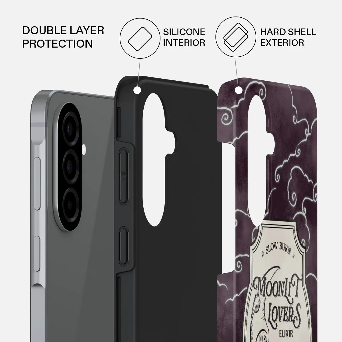 Moonlit Lovers - Samsung Galaxy A57 5G Case - Image 2
