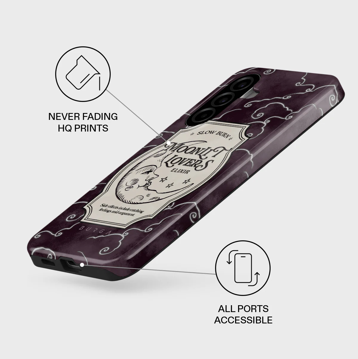 Moonlit Lovers - Samsung Galaxy A57 5G Case - Image 3