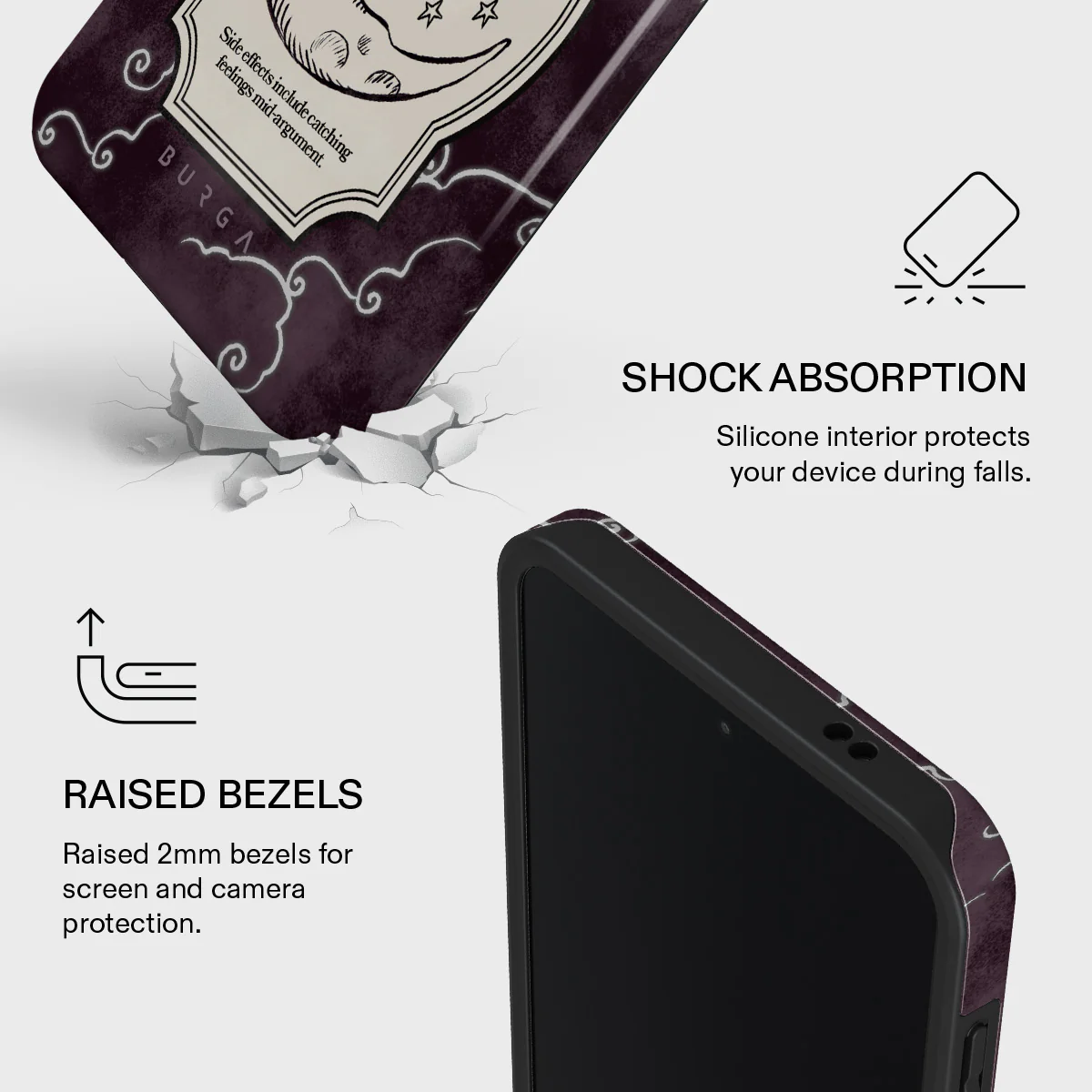 Moonlit Lovers - Samsung Galaxy A57 5G Case - Image 4
