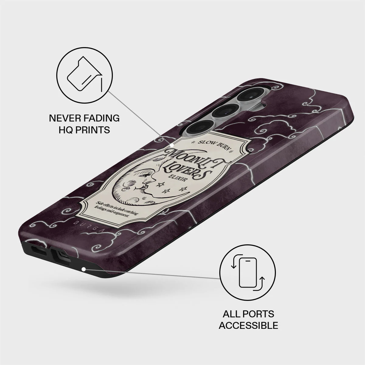 Moonlit Lovers - Samsung Galaxy S26 Case - Image 3
