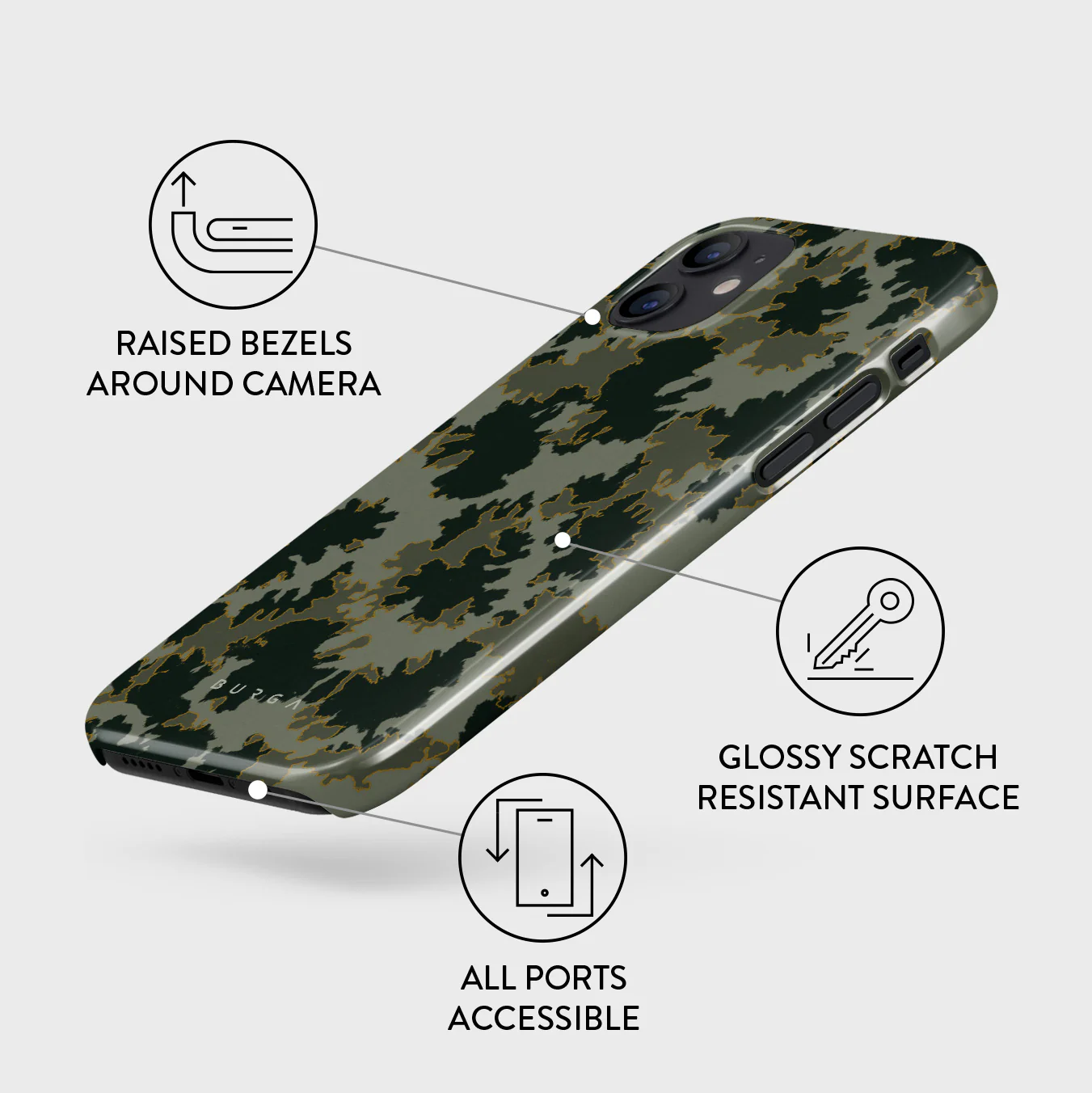 Moss - iPhone 12 Mini Case - Image 3