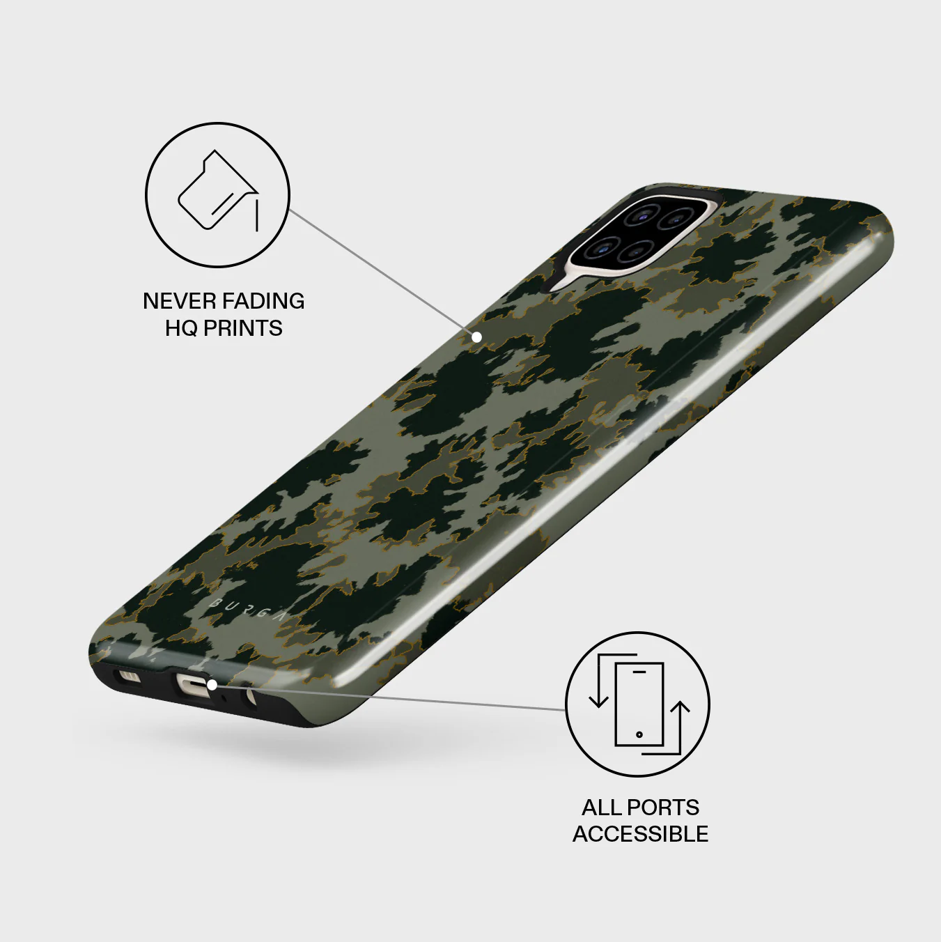 Moss - Samsung Galaxy A12 4G Case - Image 3