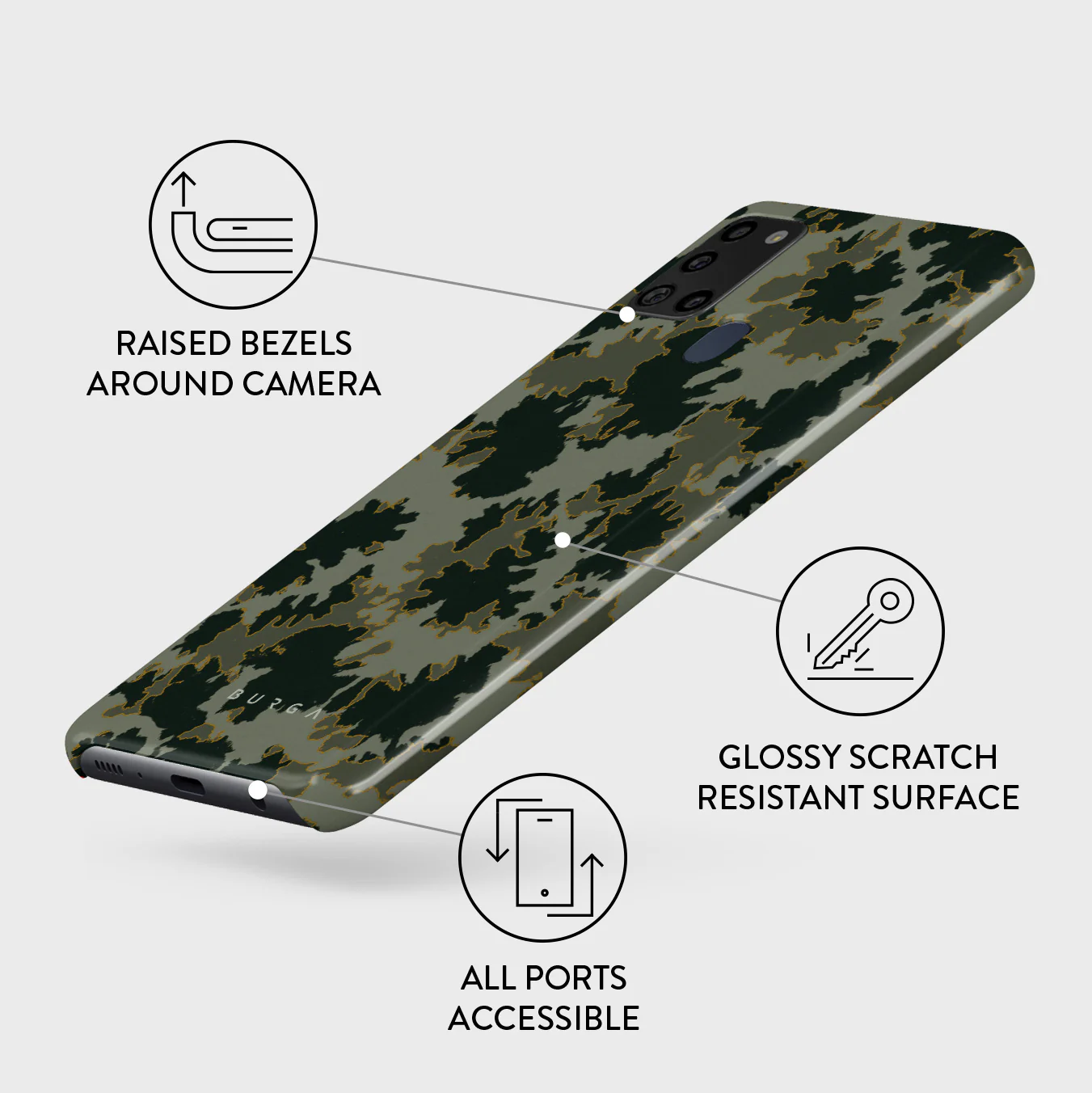 Moss - Samsung Galaxy A21s 4G Case - Image 3