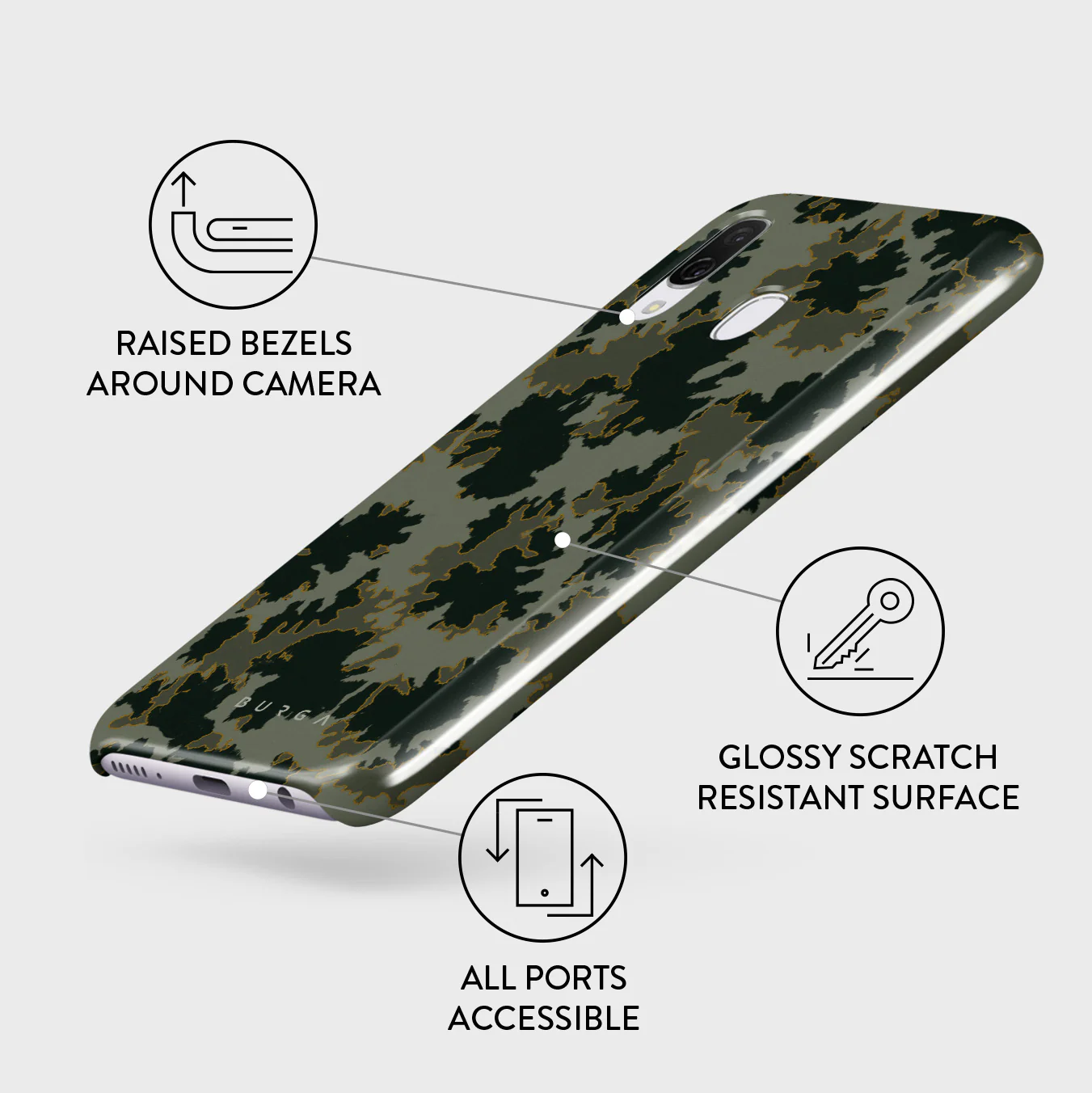 Moss - Samsung Galaxy A40 Case - Image 3