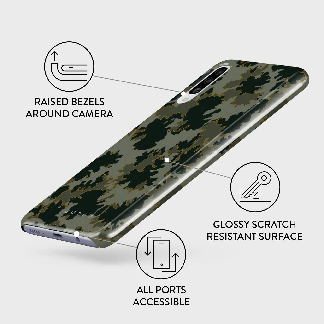 Moss - Samsung Galaxy A50 Case - Image 3