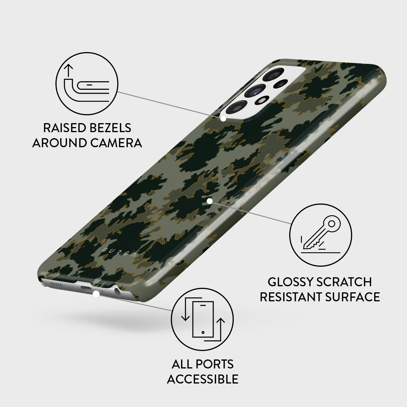 Moss - Samsung Galaxy A72 4G / 5G Case - Image 3