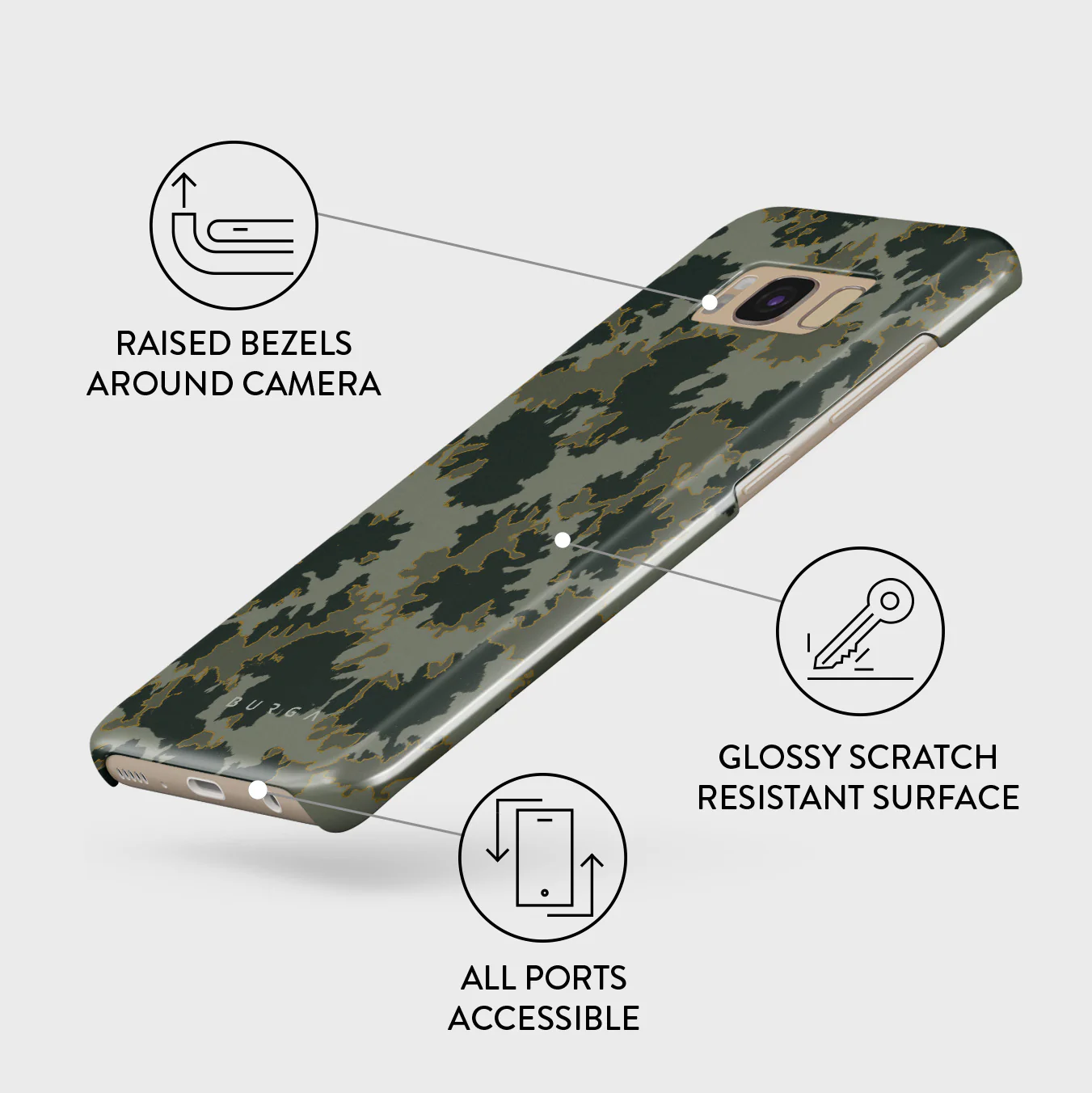 Moss - Samsung Galaxy S8 Case - Image 3