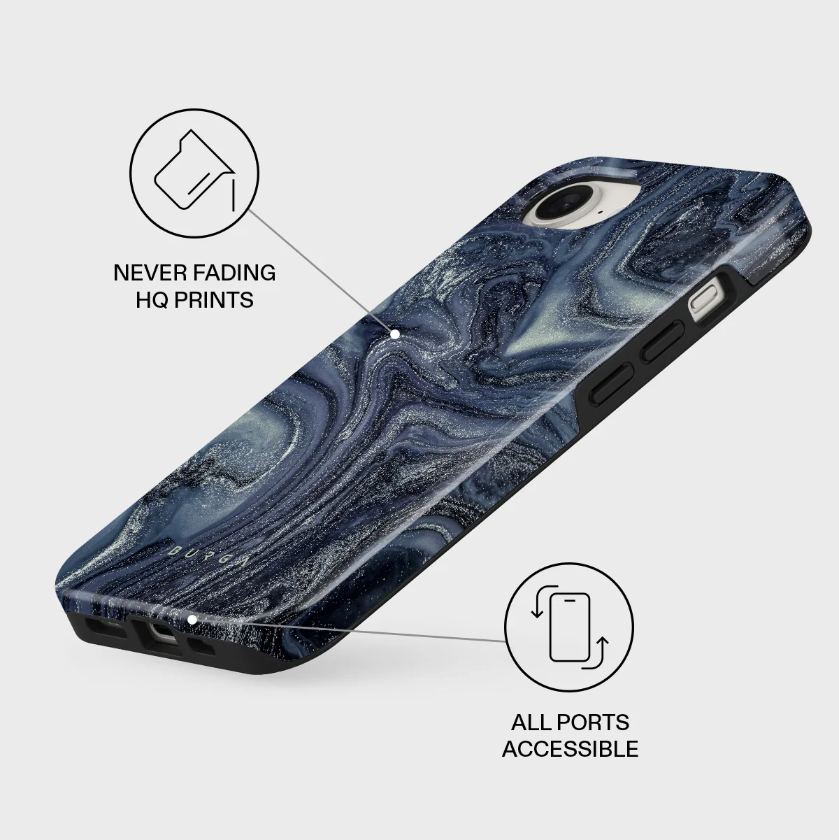 Navy Trench - Blue iPhone 17e Case - Image 3