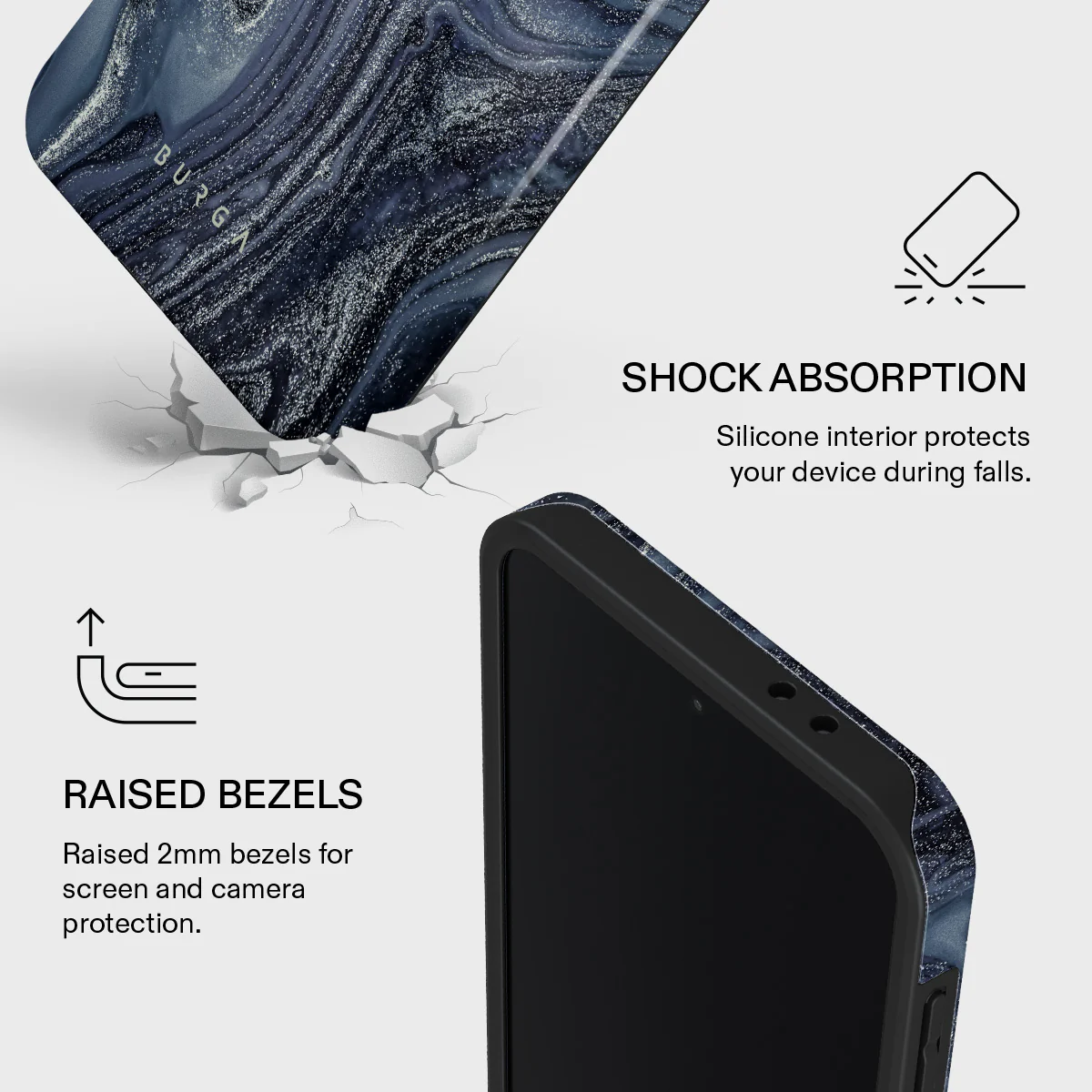 Navy Trench - Blue Samsung Galaxy A37 5G Case - Image 4