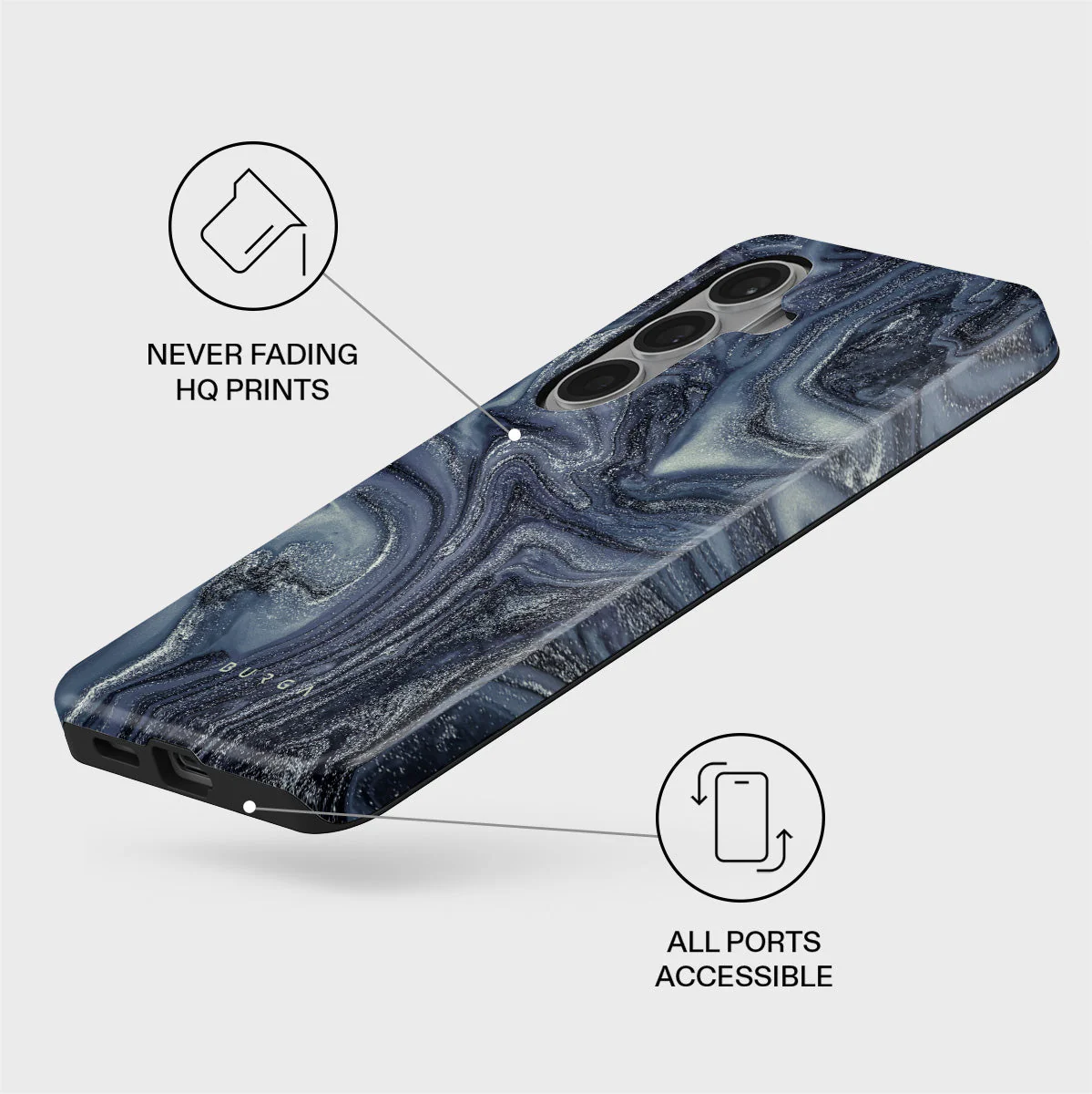 Navy Trench - Blue Samsung Galaxy S26 Plus Case - Image 3