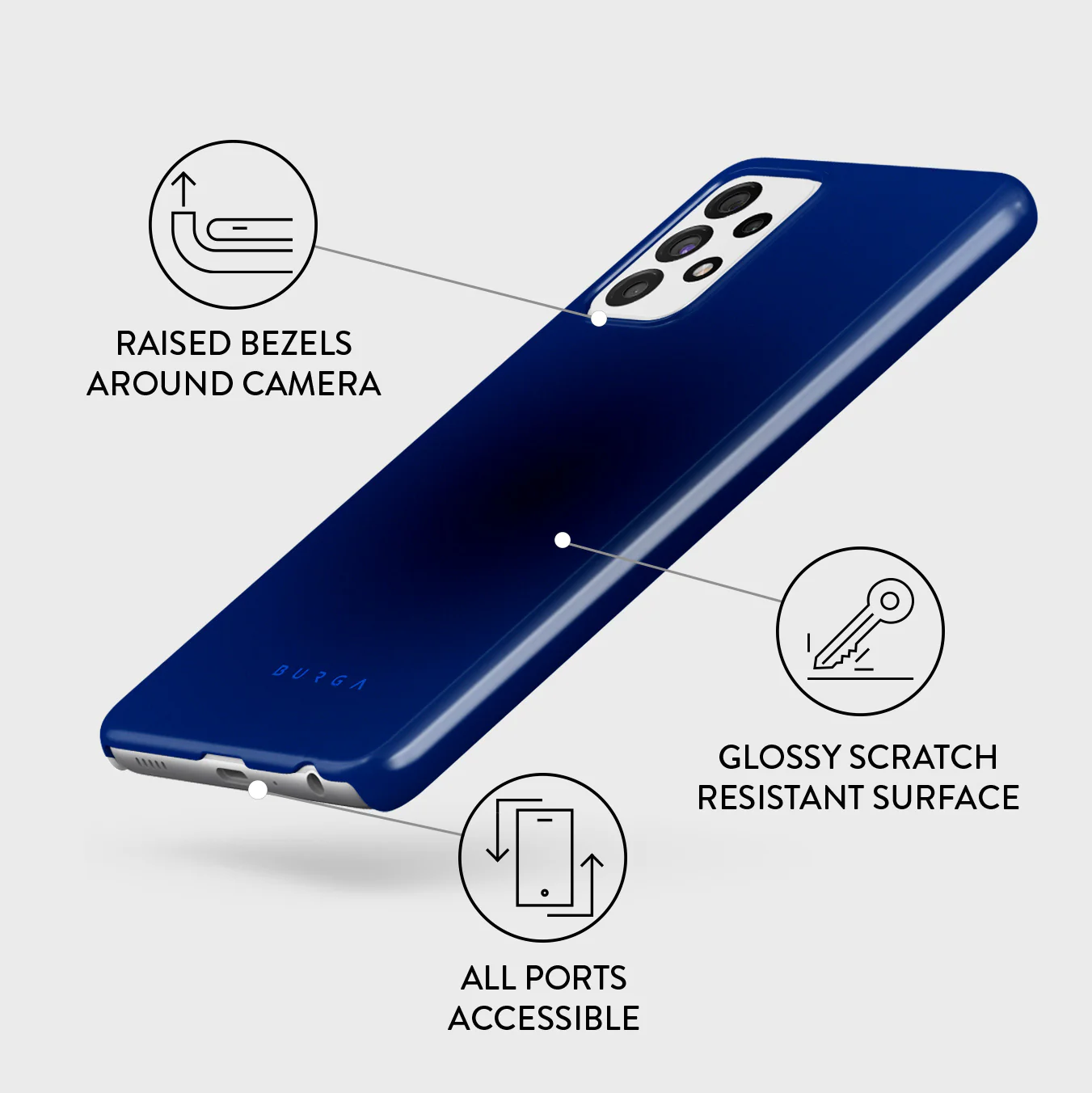 Neptune - Samsung Galaxy A72 4G / 5G Case - Image 3