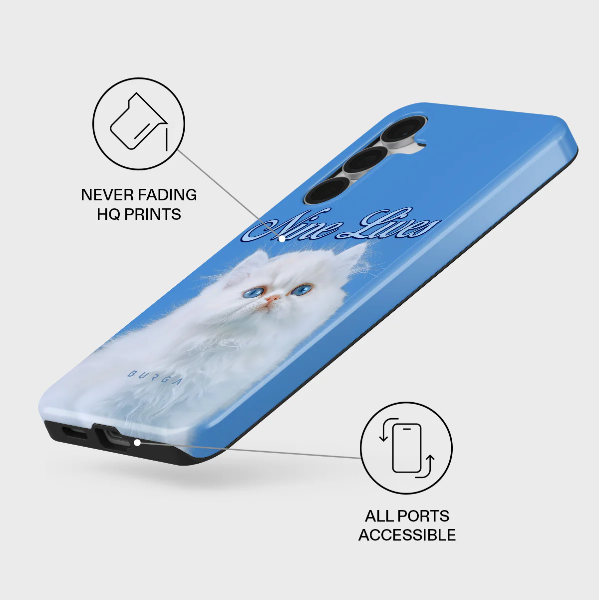 Nine Lives - Samsung Galaxy S25 FE Case - Image 3