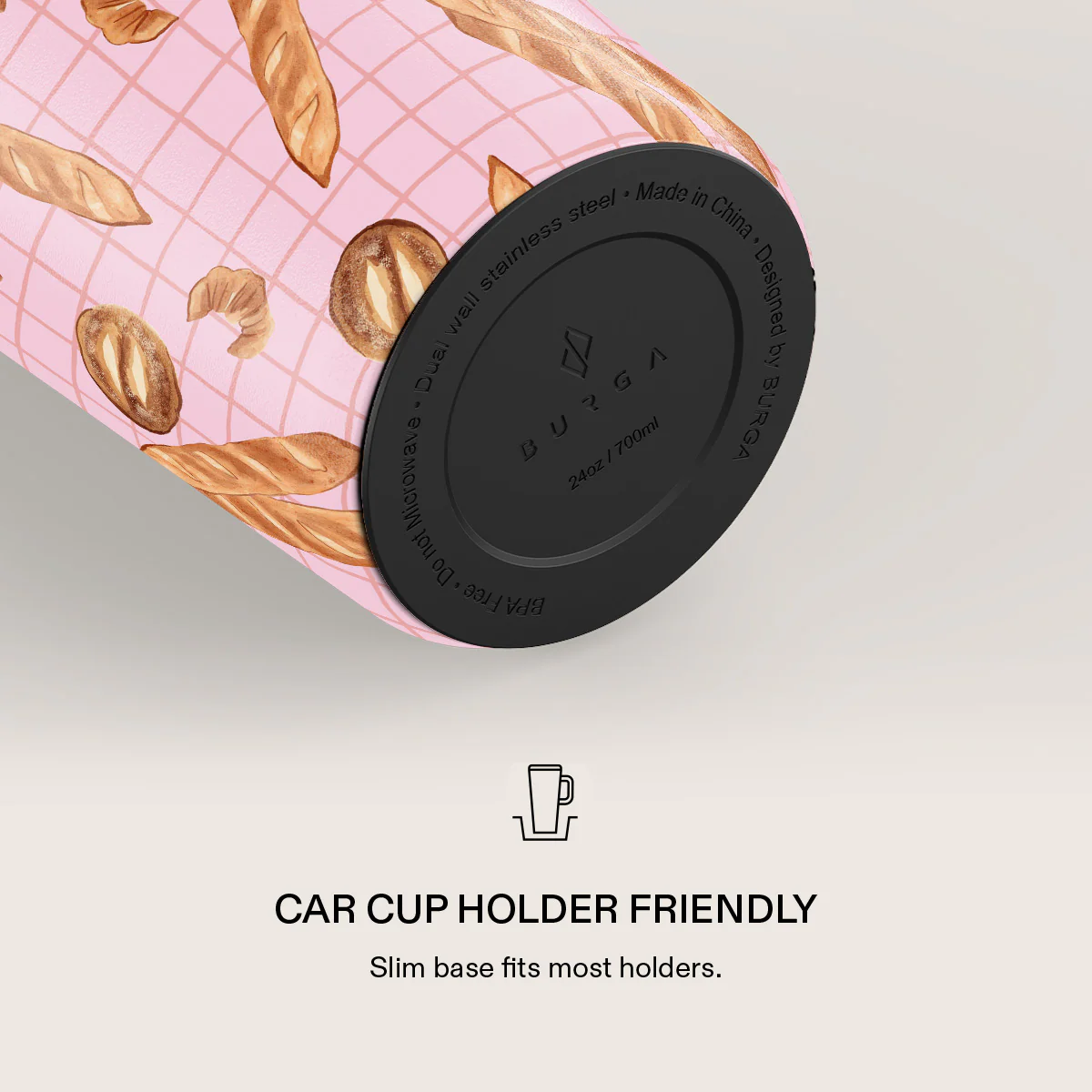 No Crumbs - EasyGrip Travel Mug - Image 5