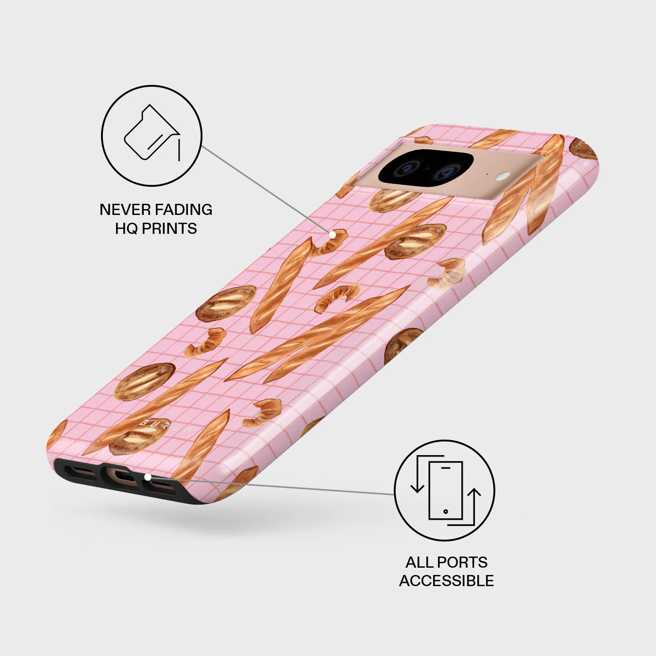 No Crumbs - Google Pixel 8 Case - Image 3