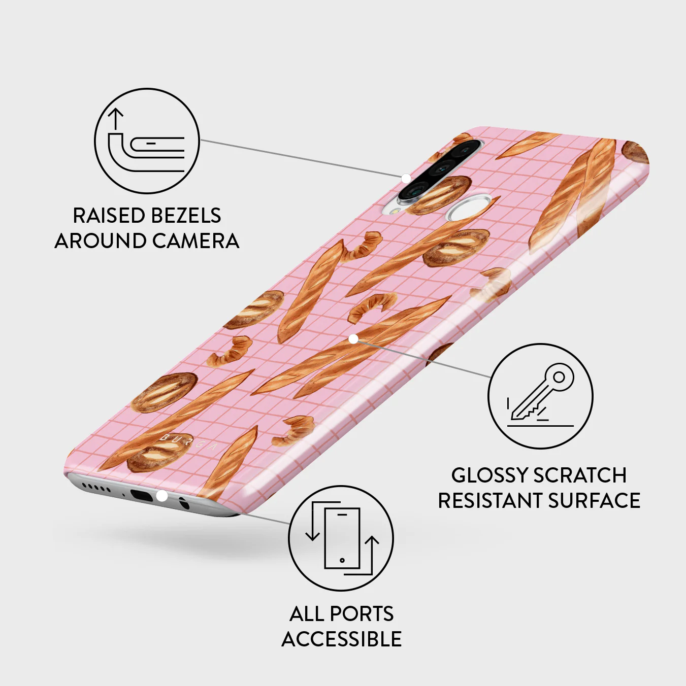 No Crumbs - Huawei P30 Lite Case - Image 3