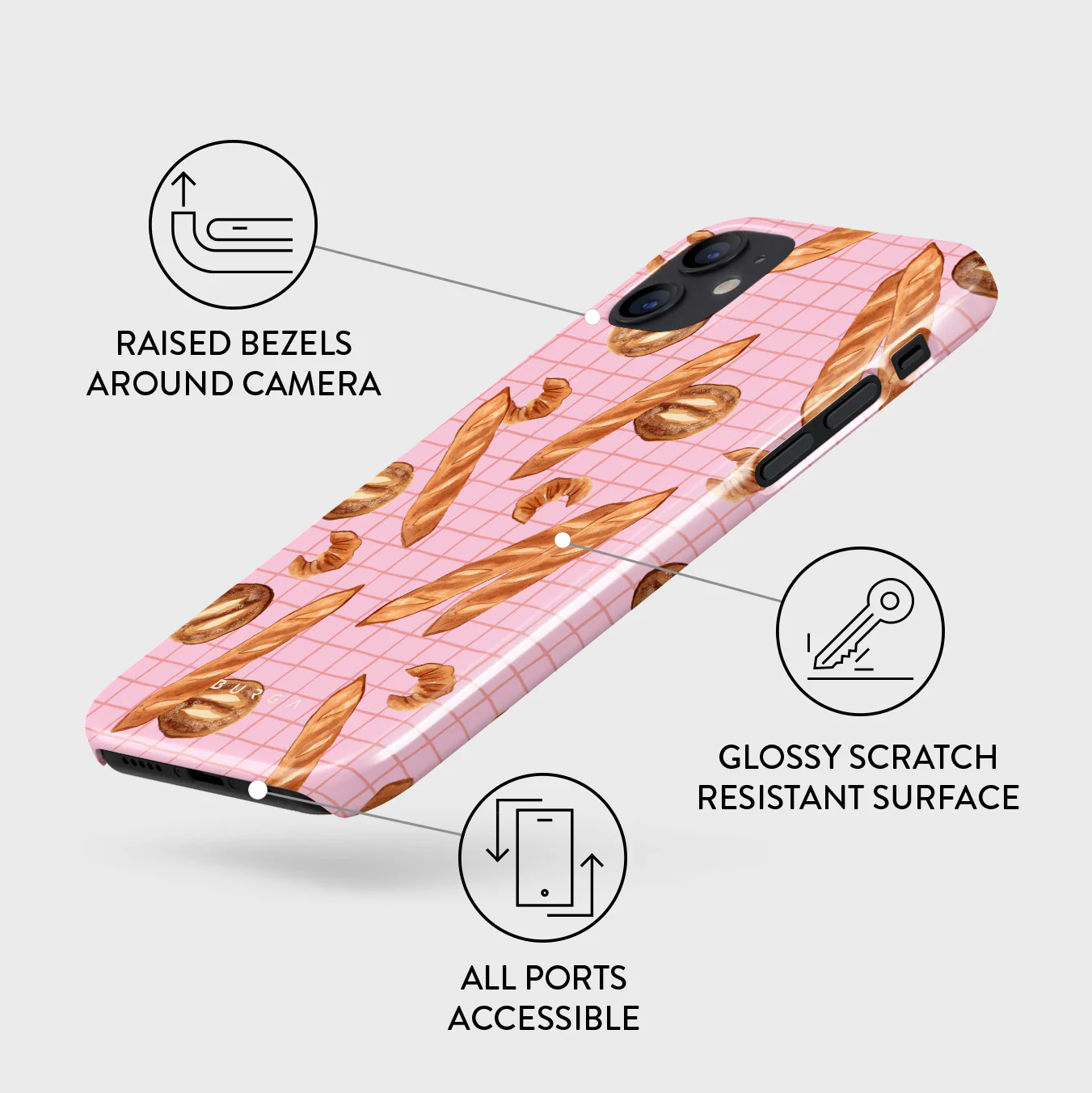 No Crumbs - iPhone 12 Mini Case - Image 3