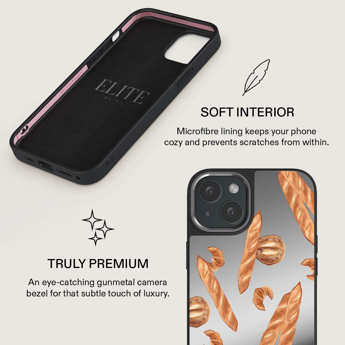 No Crumbs - iPhone 15 Case - Image 40