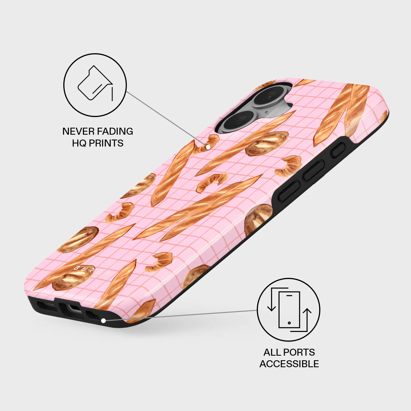 No Crumbs - iPhone 16 Plus Case - Image 3