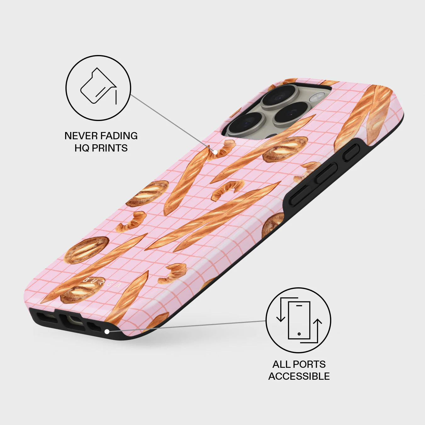 No Crumbs - iPhone 16 Pro Case - Image 3