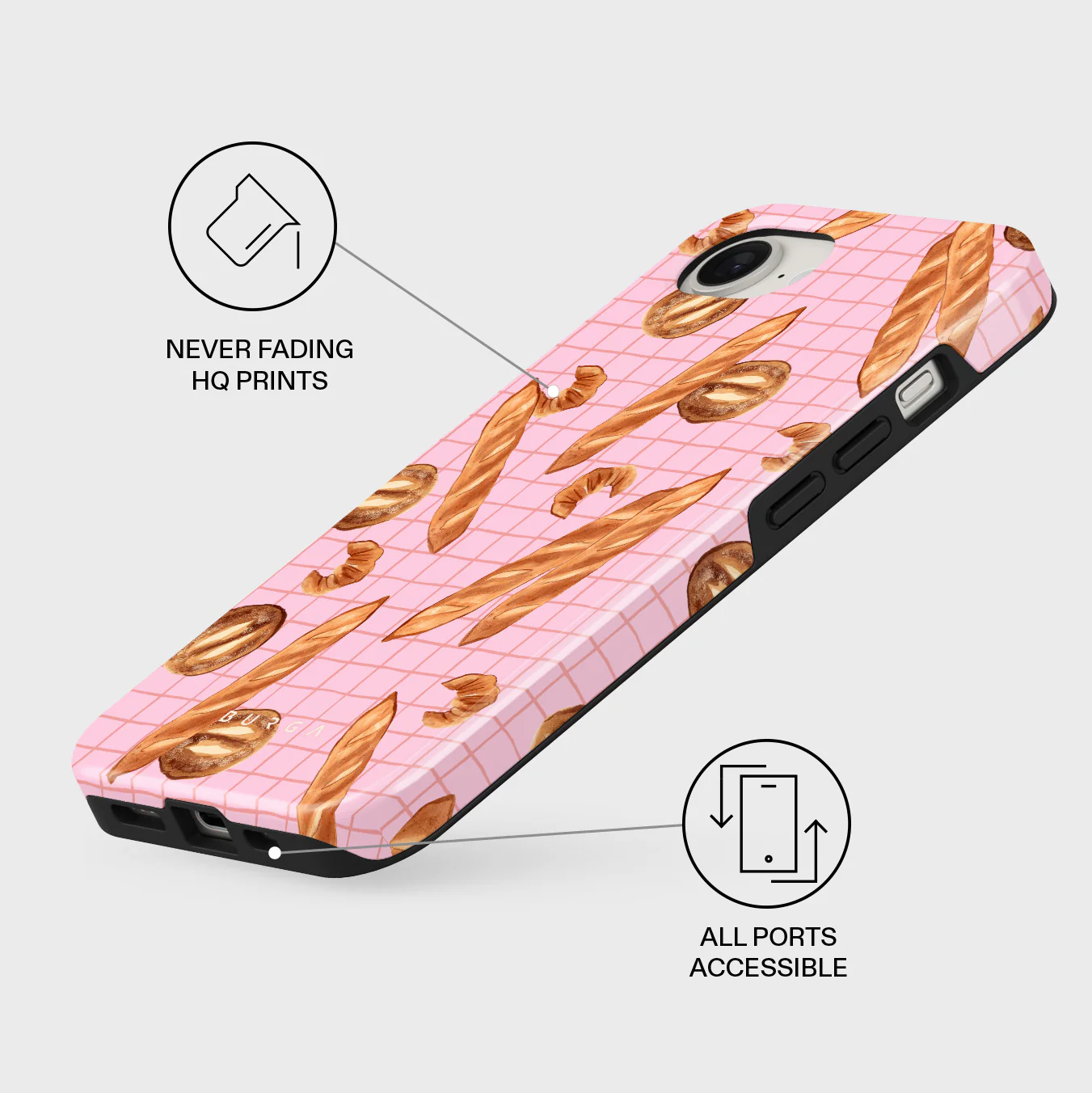 No Crumbs - iPhone 16e Case - Image 3