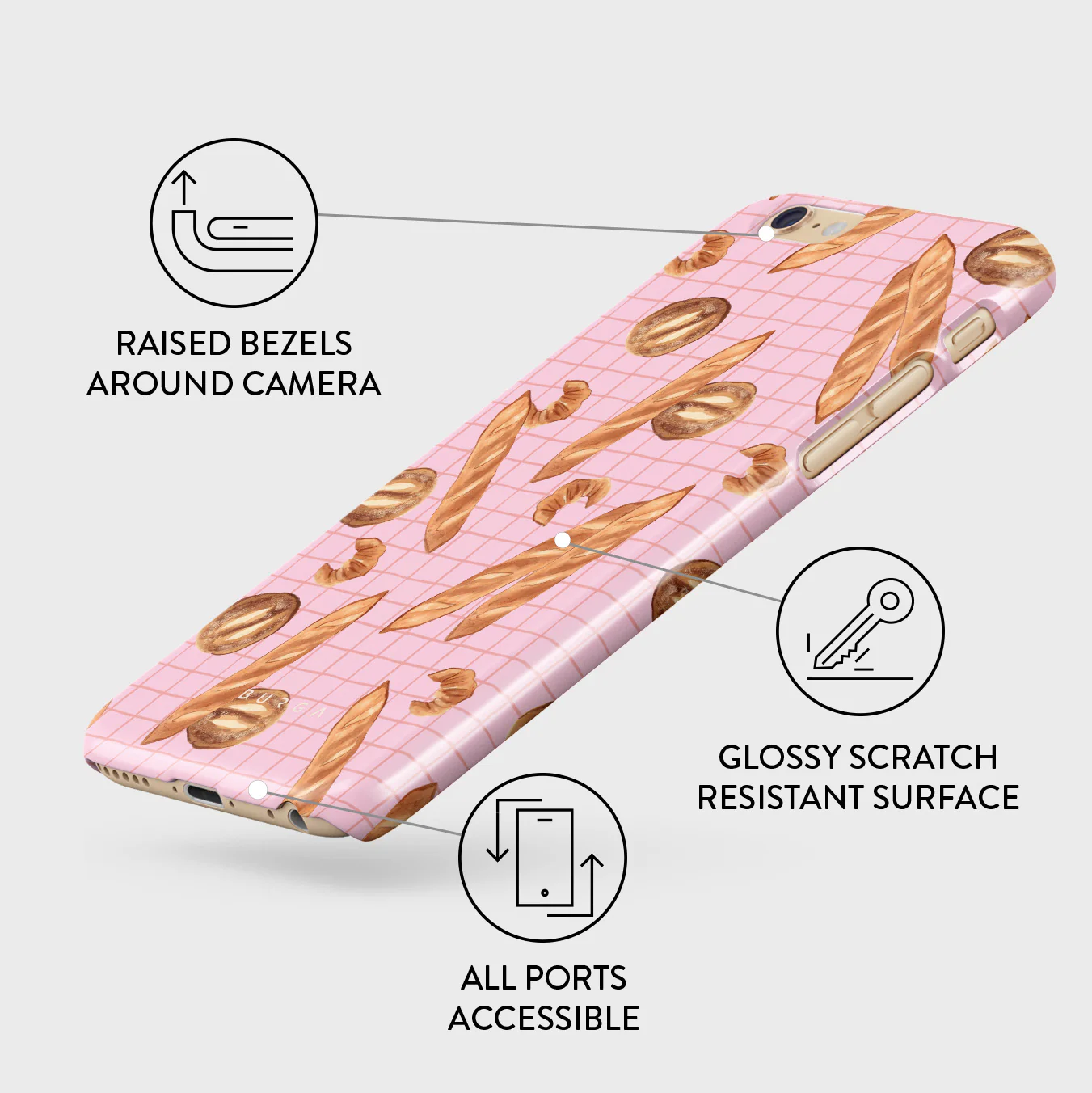 No Crumbs - iPhone 6 / 6S Case - Image 3