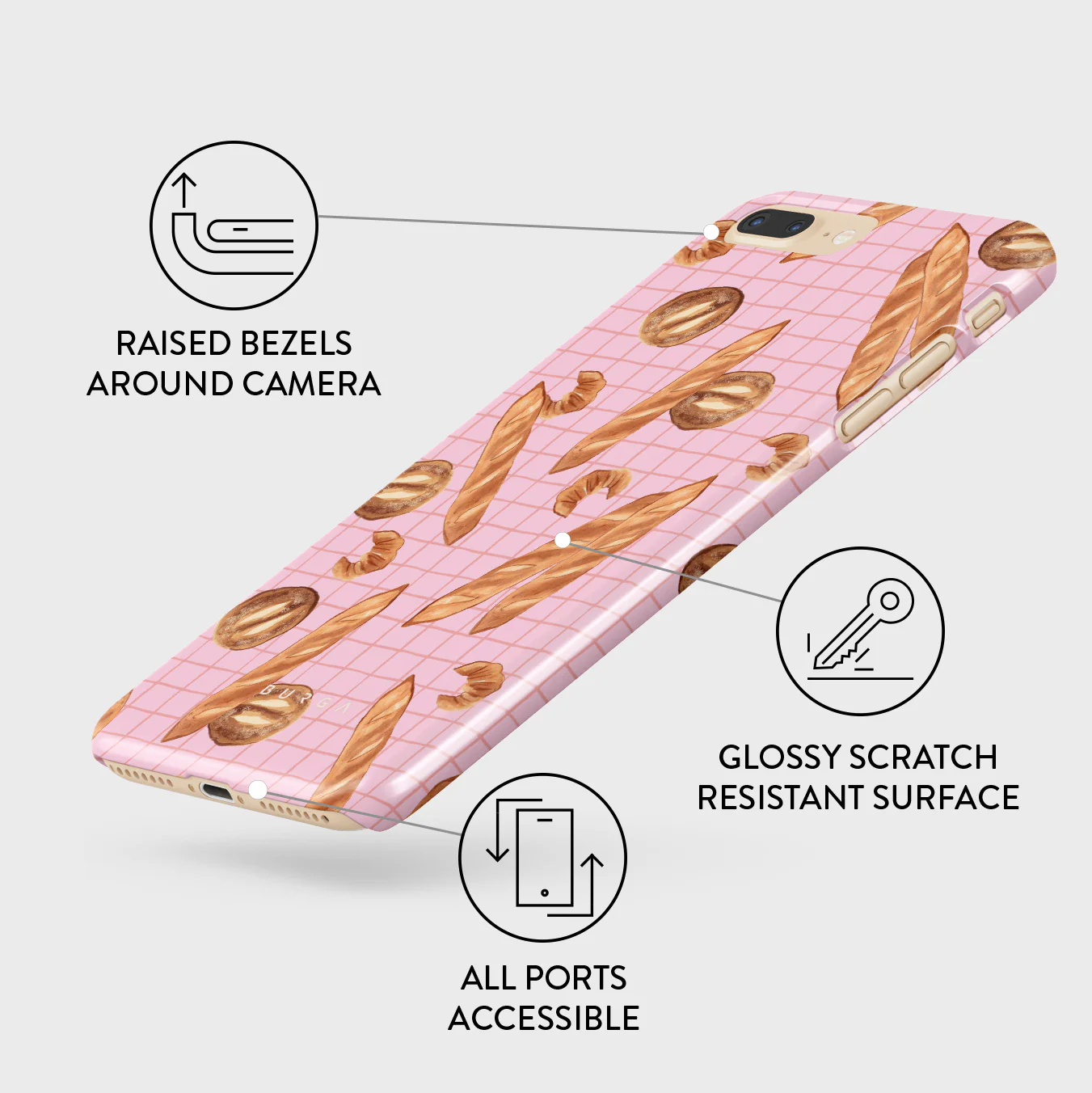 No Crumbs - iPhone 7 Plus / 8 Plus Case - Image 3
