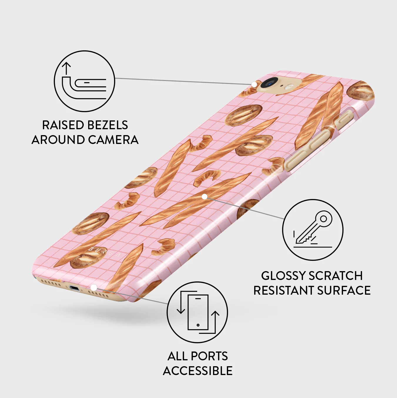 No Crumbs - iPhone SE (2022) Case - Image 3