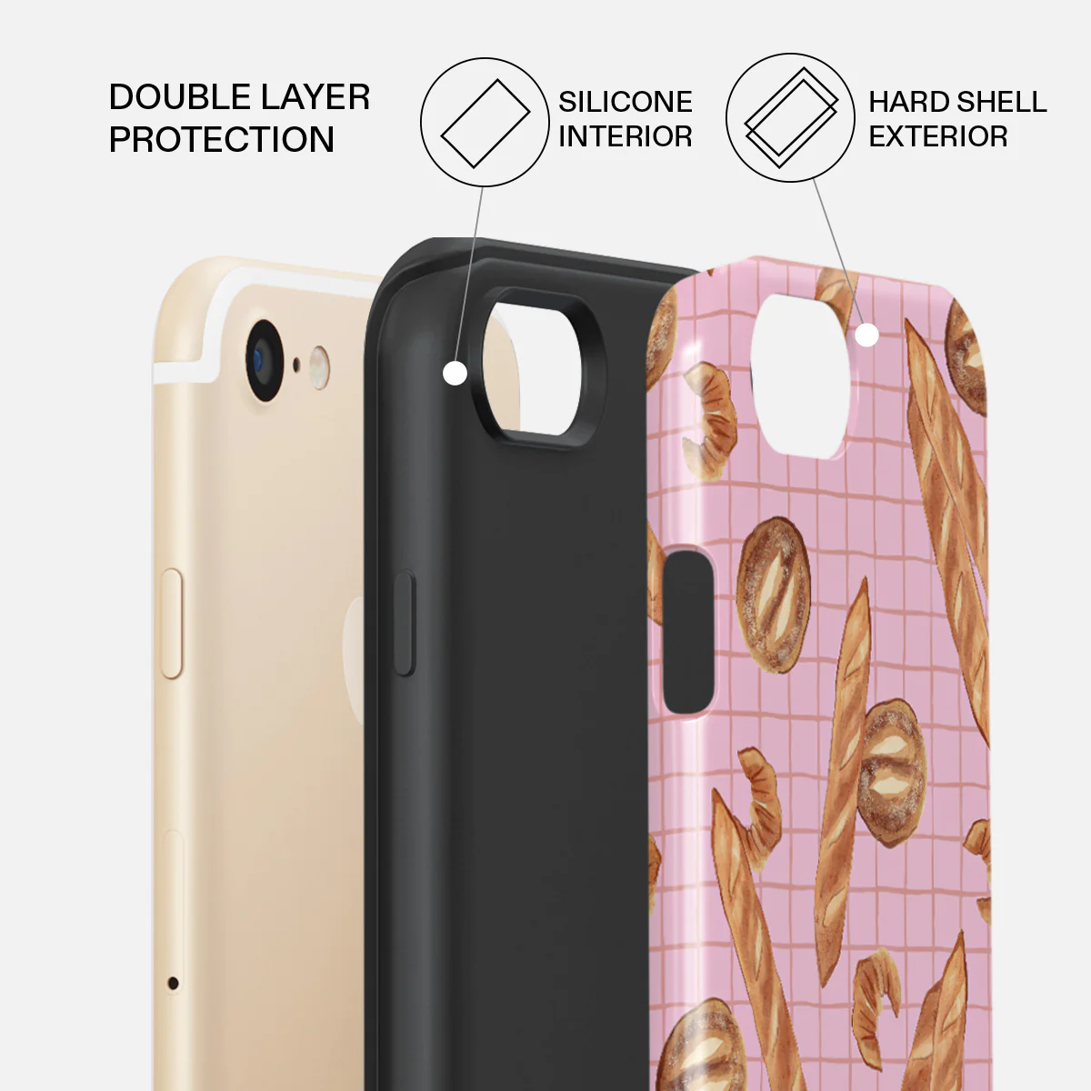 No Crumbs - iPhone SE (2022) Case - Image 6