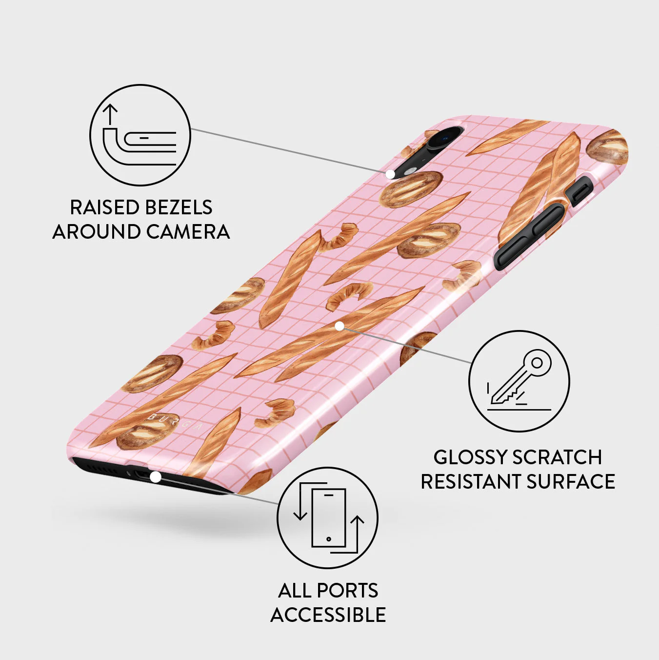 No Crumbs - iPhone XR Case - Image 3