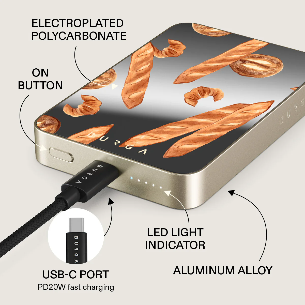 No Crumbs - Magnetic Power Bank - Image 70