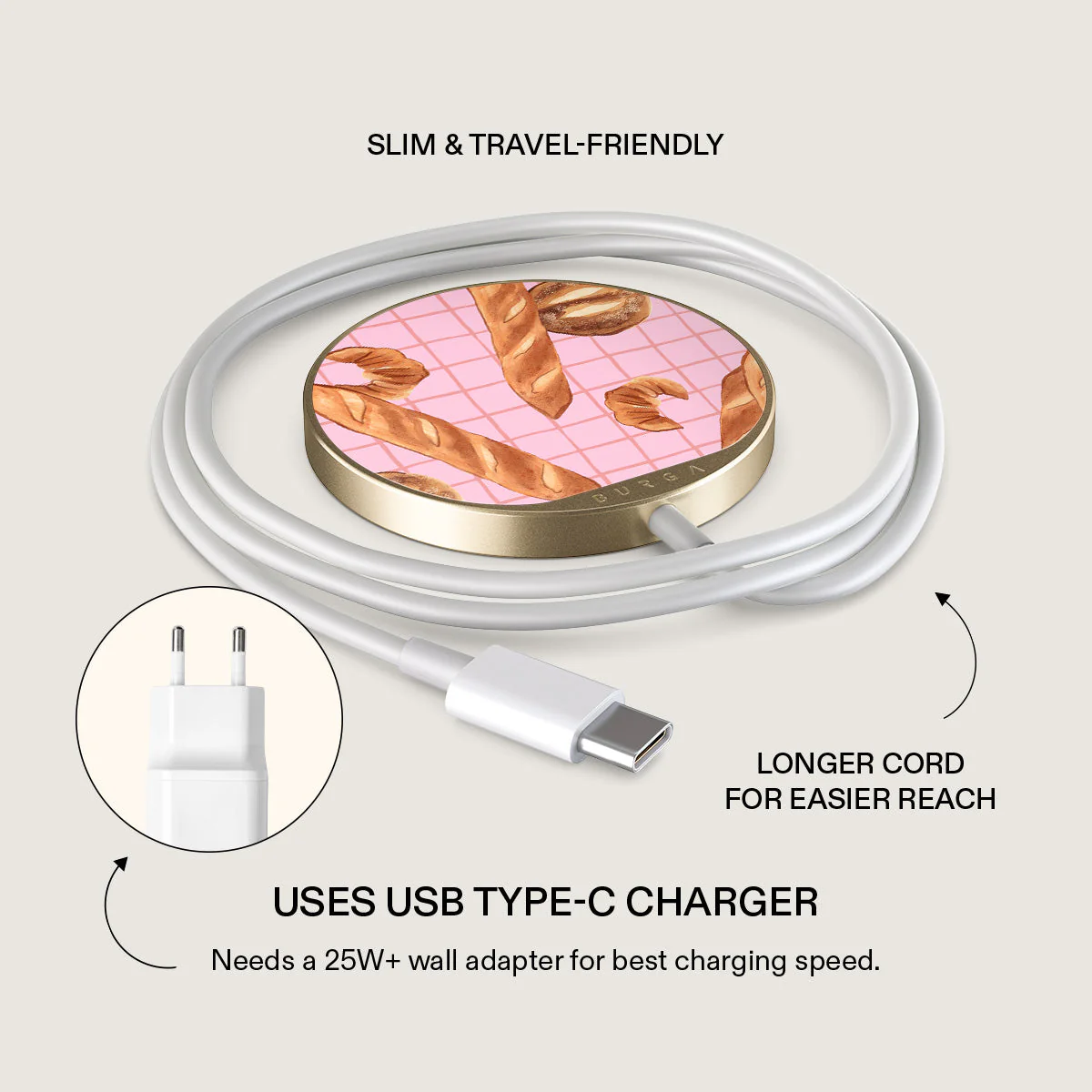 No Crumbs - Magnetic Wireless Charger - Image 3