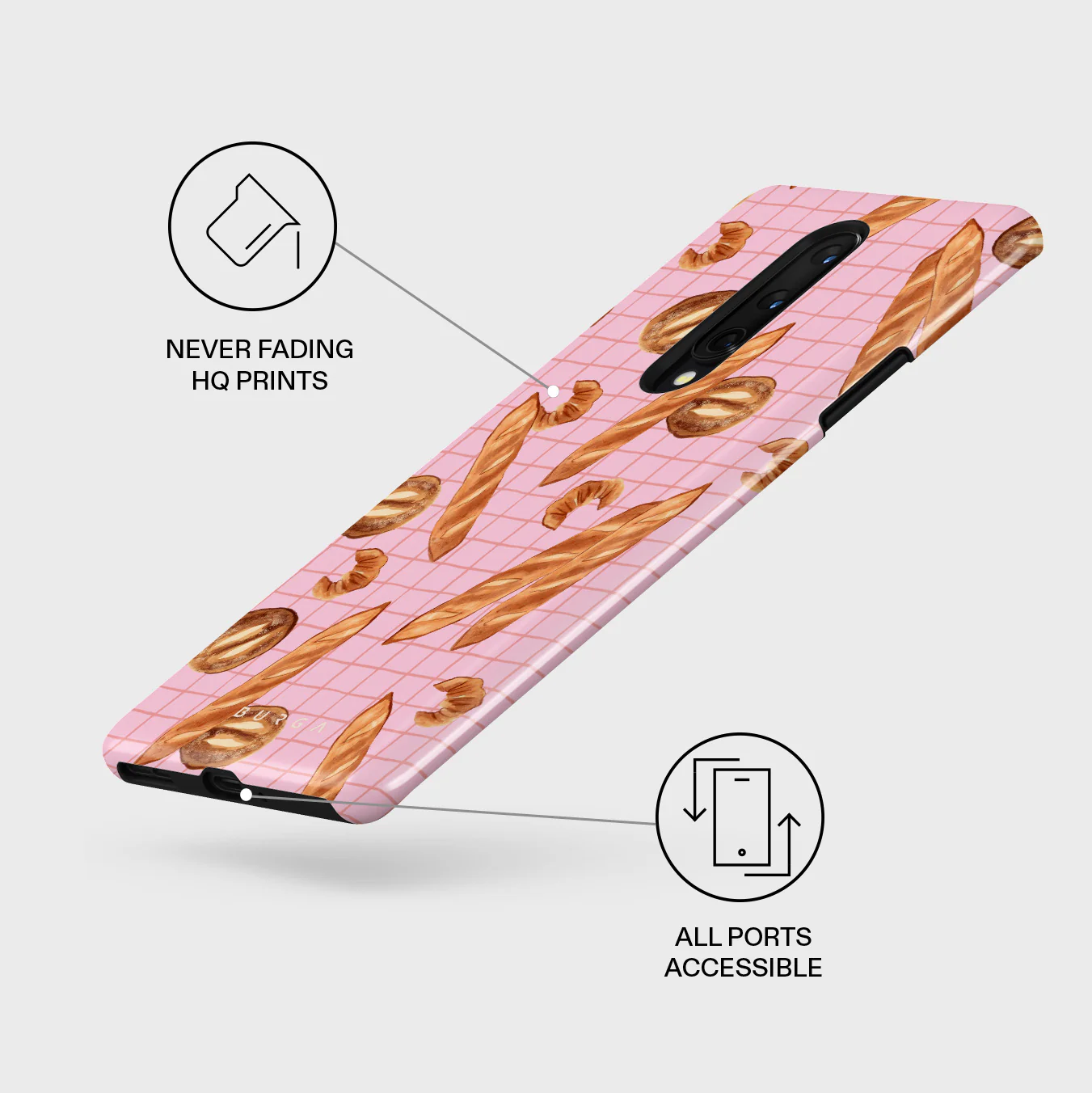 No Crumbs - OnePlus 8 Case - Image 3