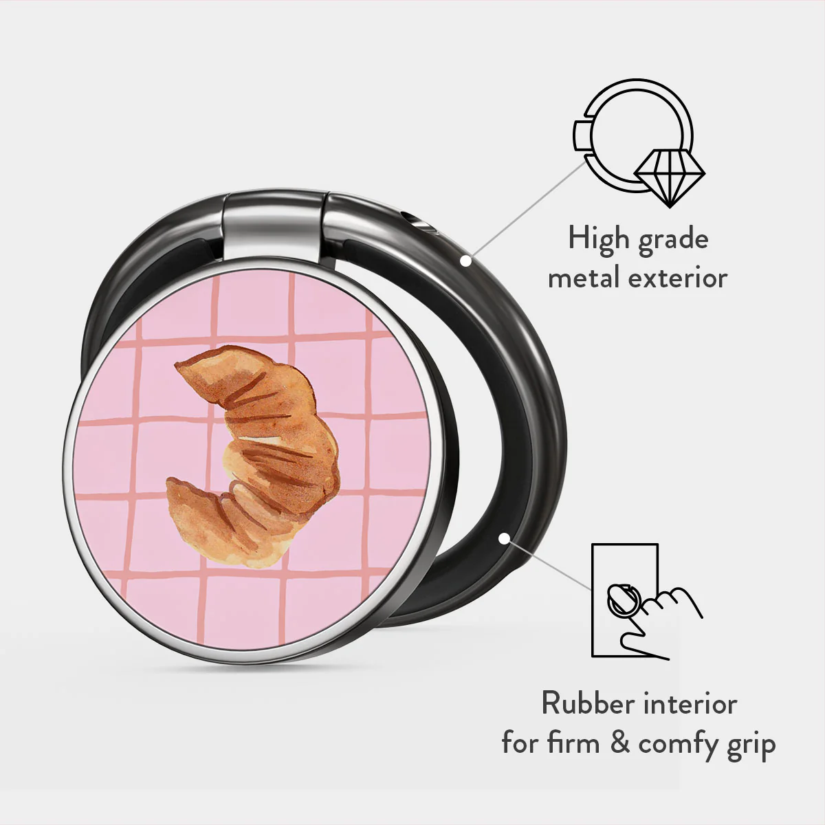 No Crumbs - Adhesive Ring Holder - Image 2