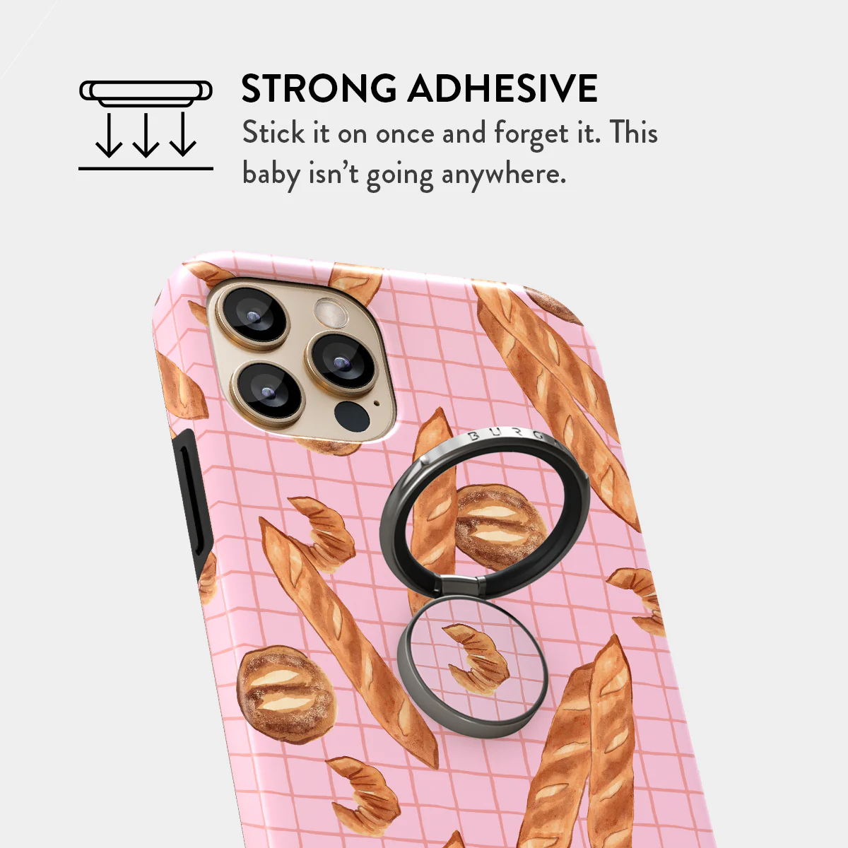 No Crumbs - Adhesive Ring Holder - Image 5