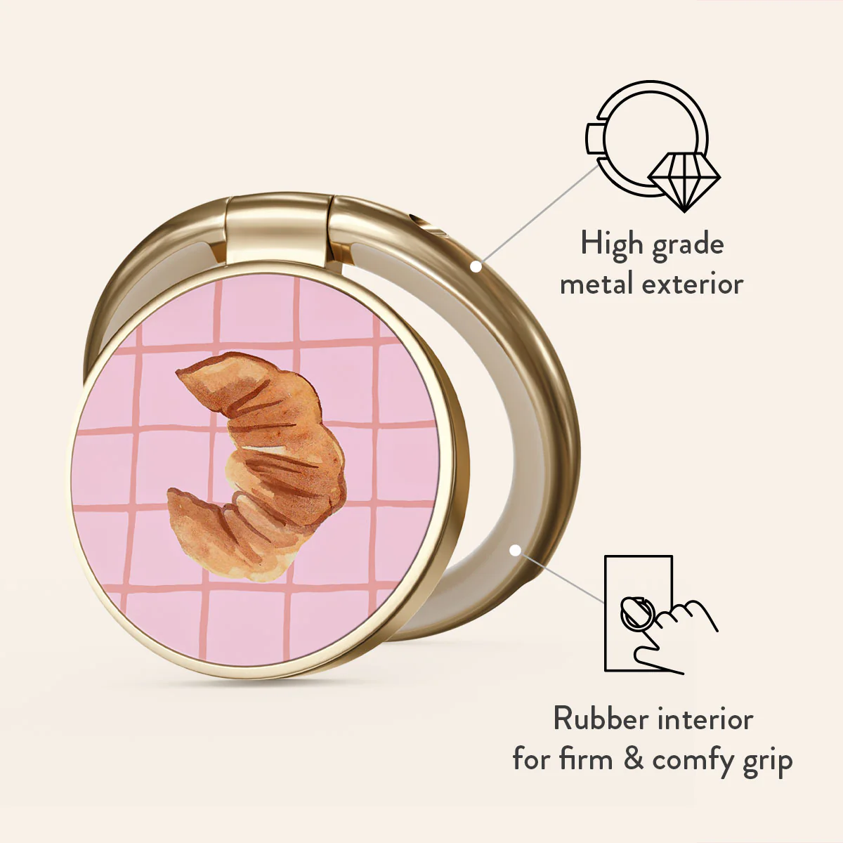 No Crumbs - Adhesive Ring Holder - Image 7