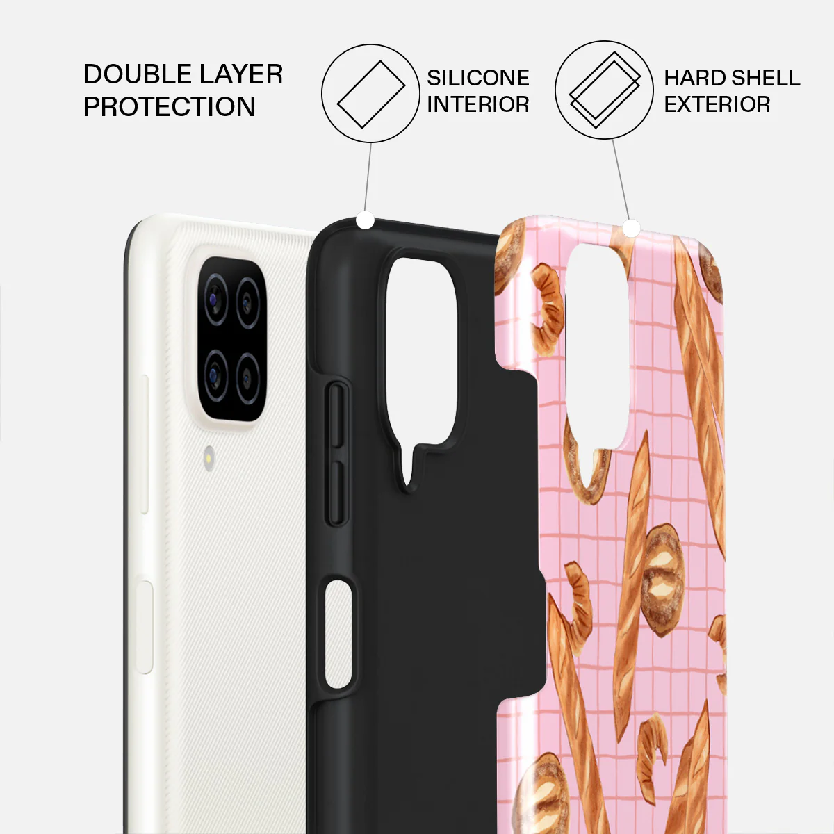 No Crumbs - Samsung Galaxy A12 4G Case - Image 2