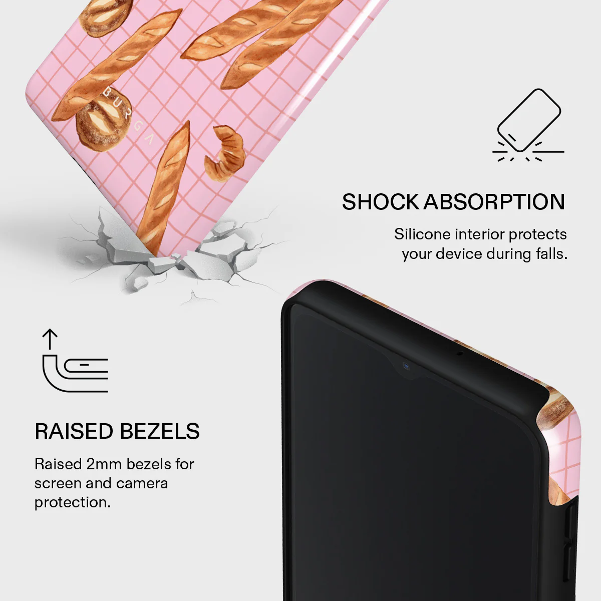 No Crumbs - Samsung Galaxy A12 4G Case - Image 4