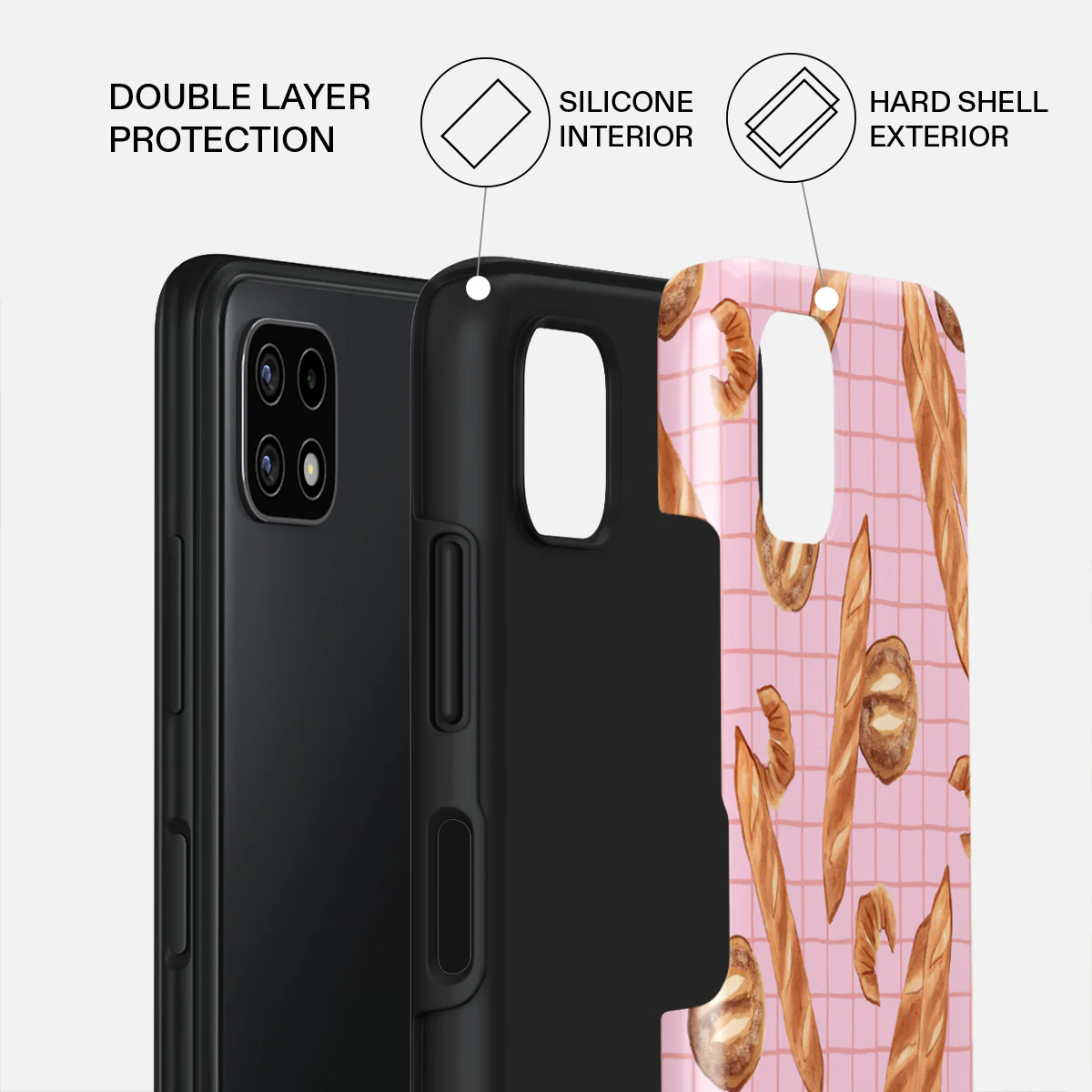 No Crumbs - Samsung Galaxy A22 5G Case - Image 2