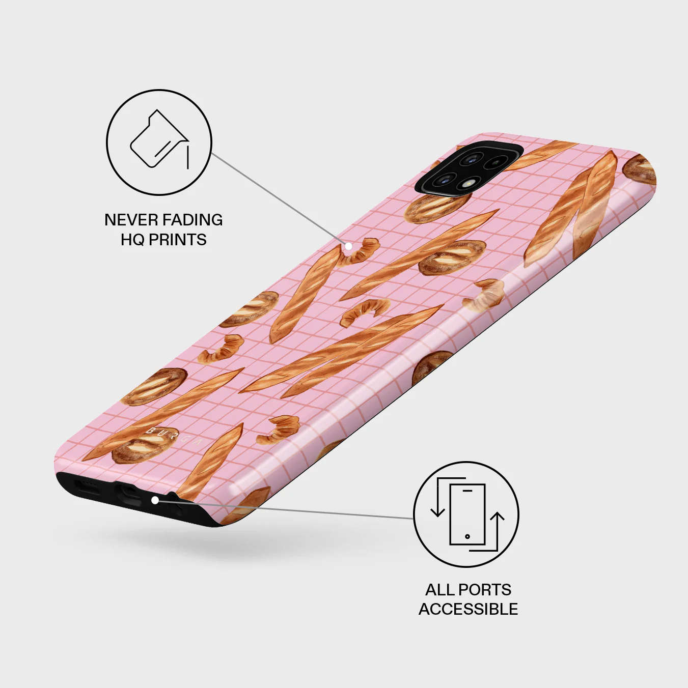 No Crumbs - Samsung Galaxy A22 5G Case - Image 3